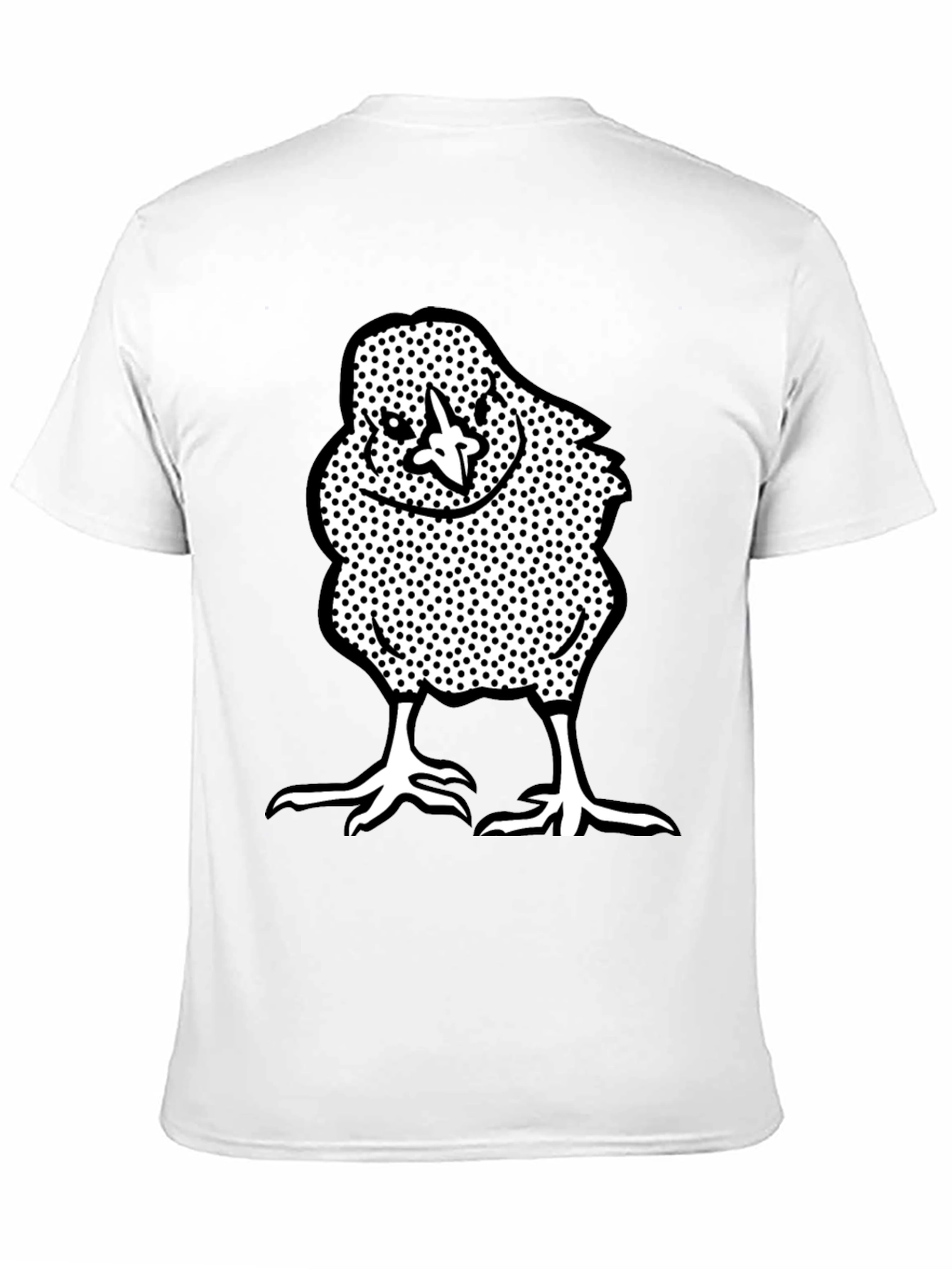 Chick Graphic Tee - Black Crew Neck T-Shirt