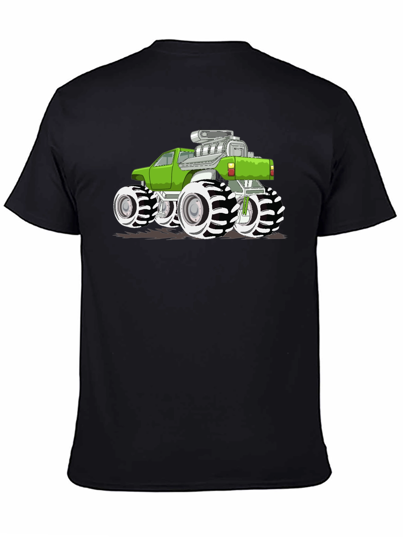 Monster Truck Graphic Tee - Black