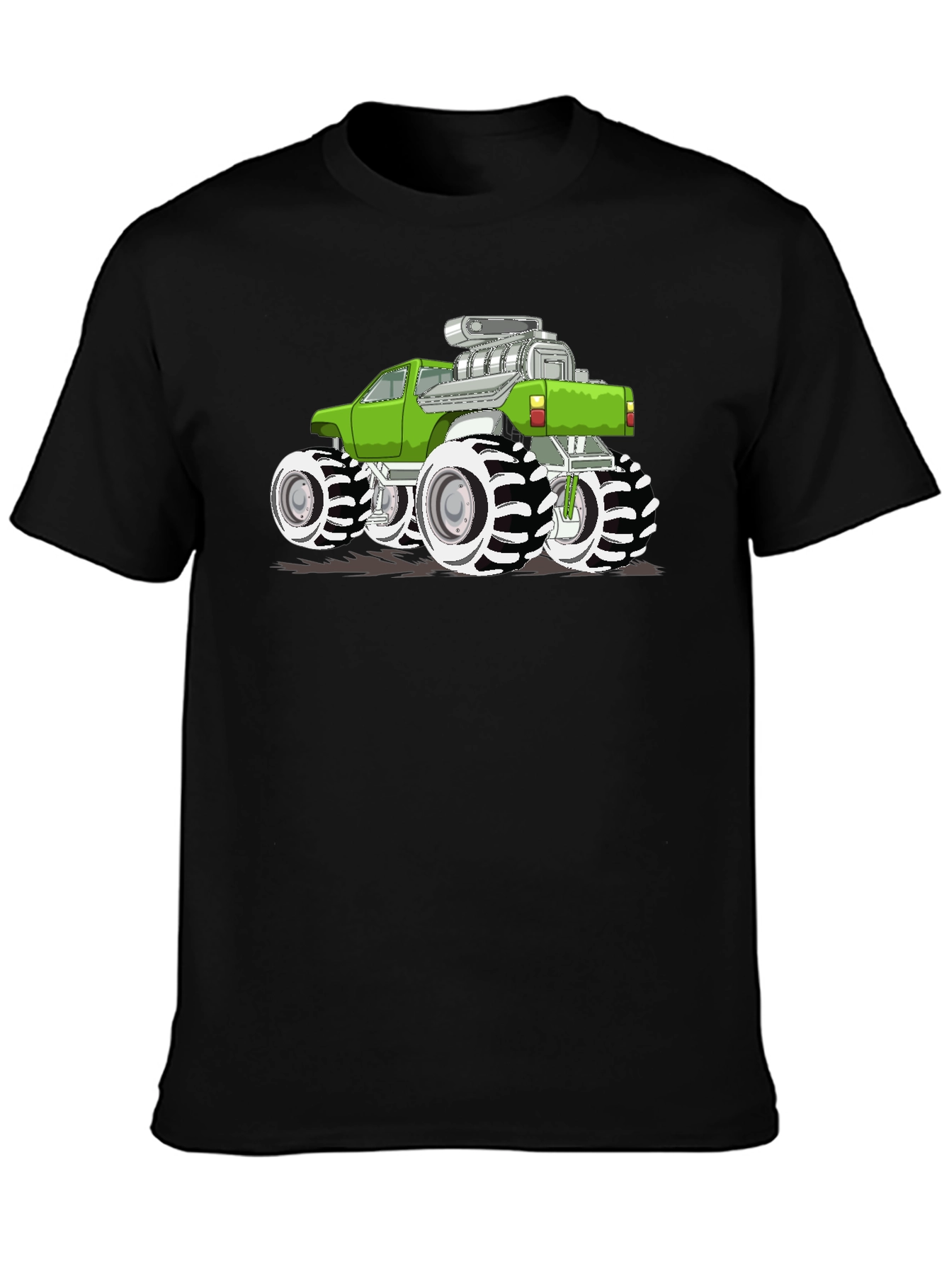 Monster Truck Graphic Tee - Black
