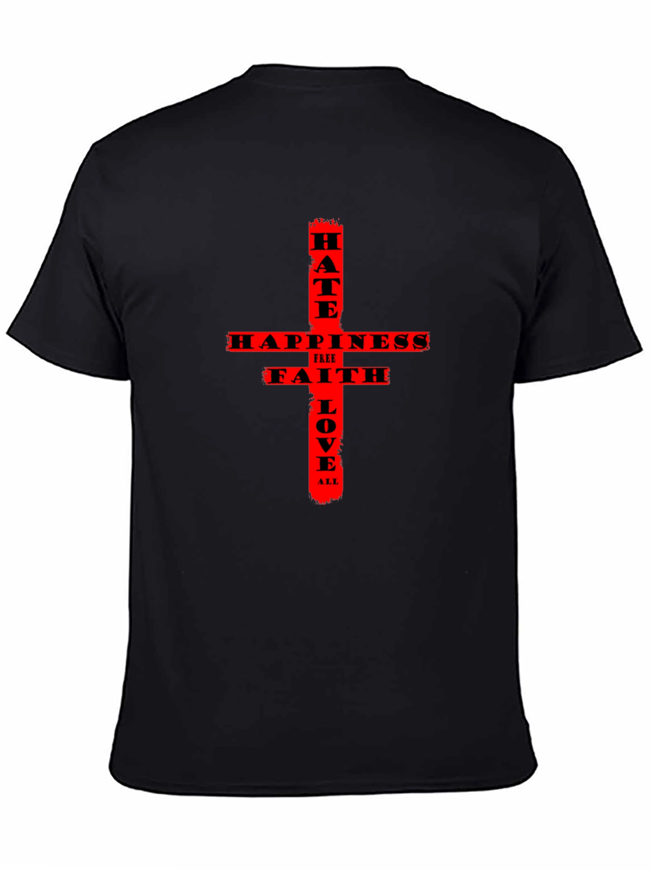 Hate Happiness Love Graphic Tee