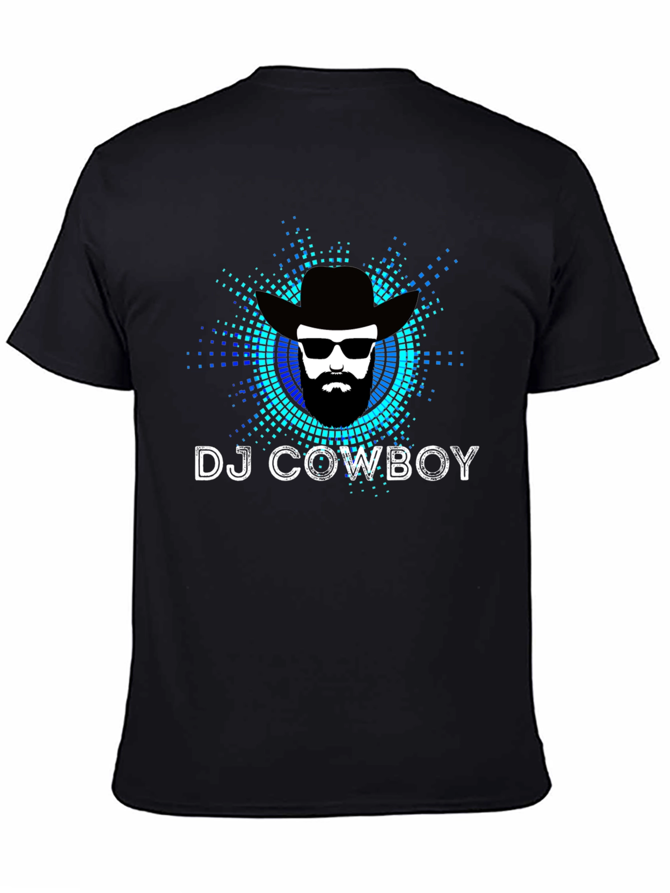 DJ Cowboy Graphic Tee - Black T-Shirt