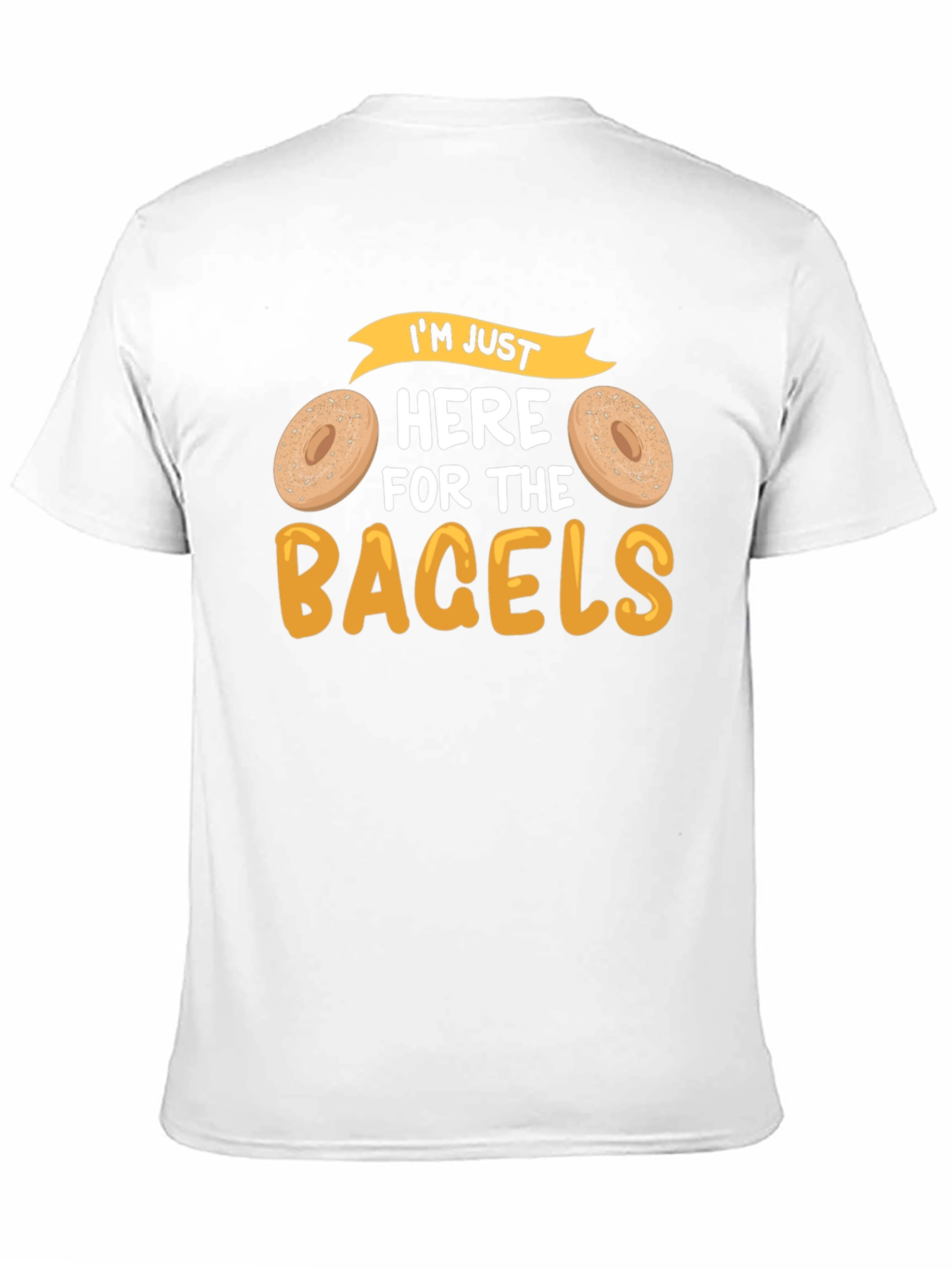 Im Just Here for the Bagels Graphic Tee