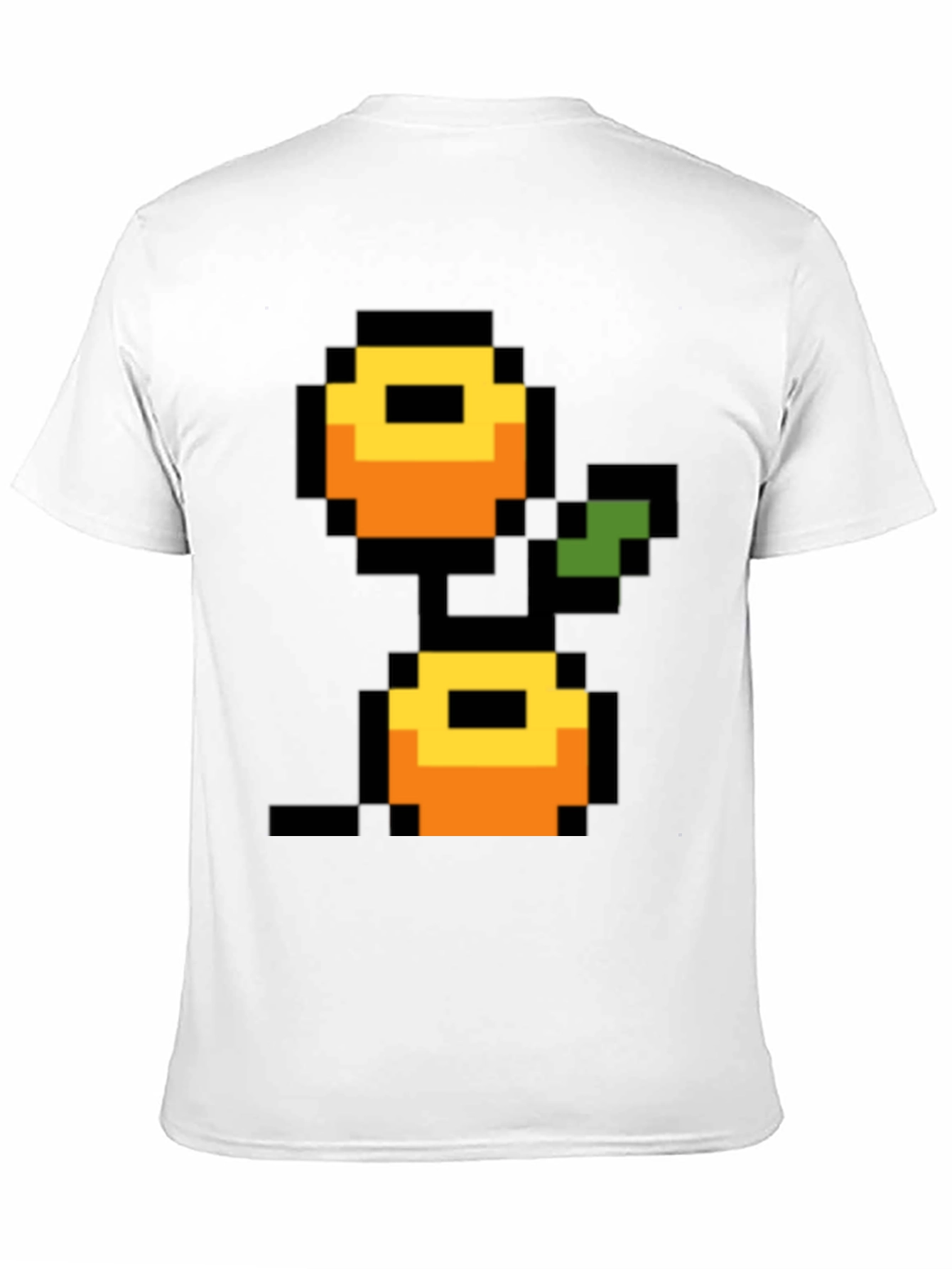 Retro 8-bit Fruit Graphic T-Shirt