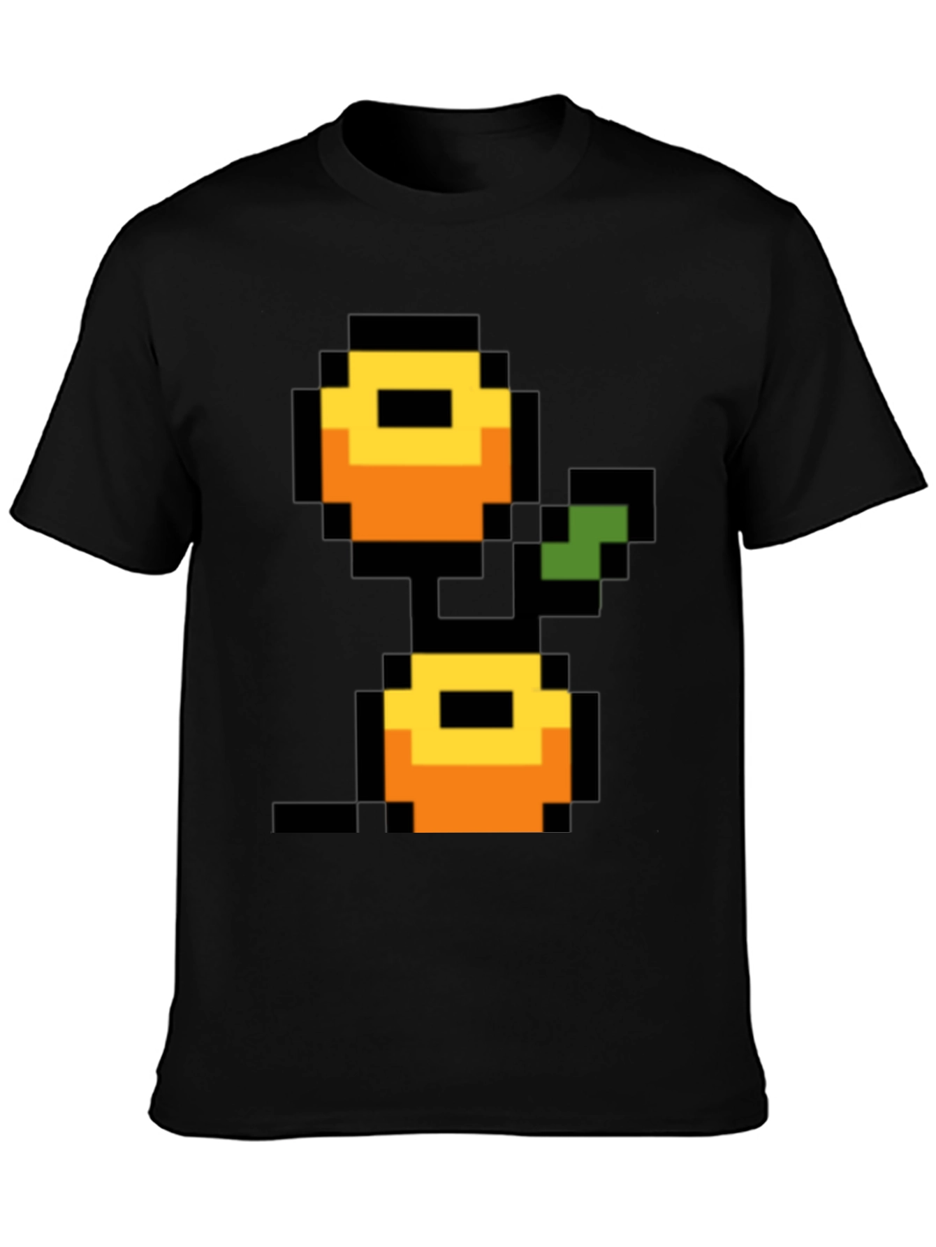 Retro 8-bit Fruit Graphic T-Shirt