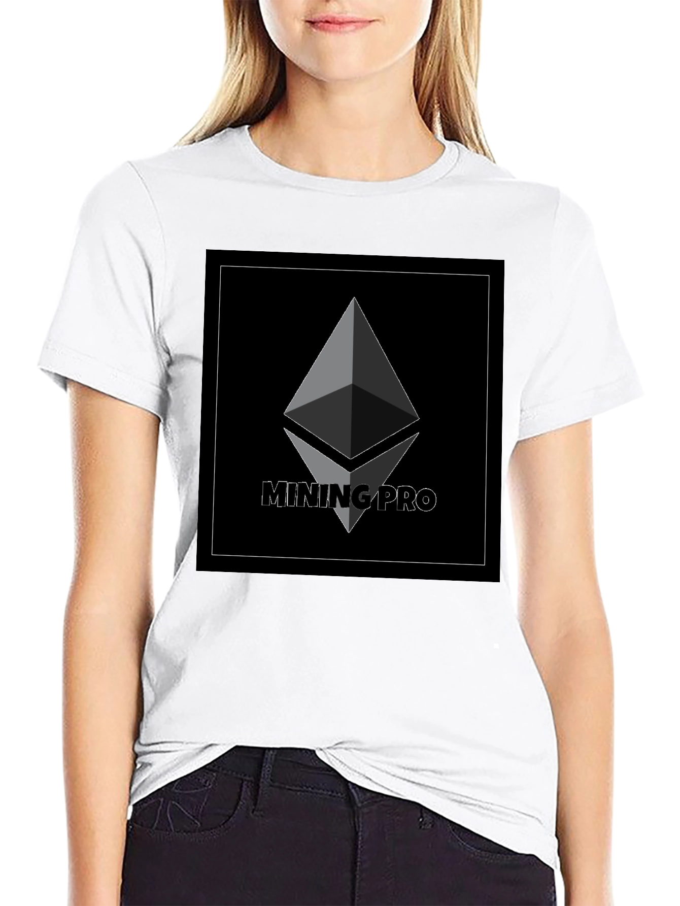 Mining Pro Ethereum T-Shirt - Black Crypto Tee