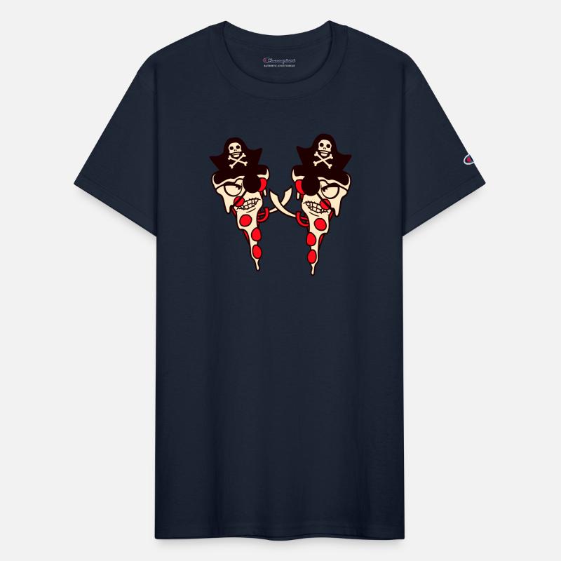 2 Evil Fast Food Pizza Pirates Duel Eye Patch Cool