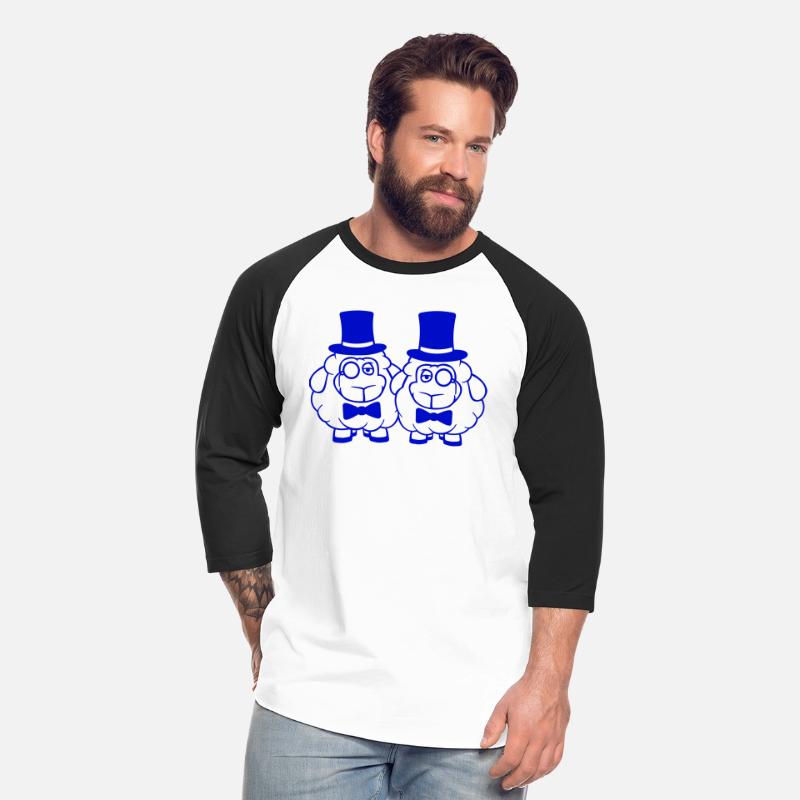 2 Sheep Men Gentlemen Top Hat Monocle Sir Two Mr.