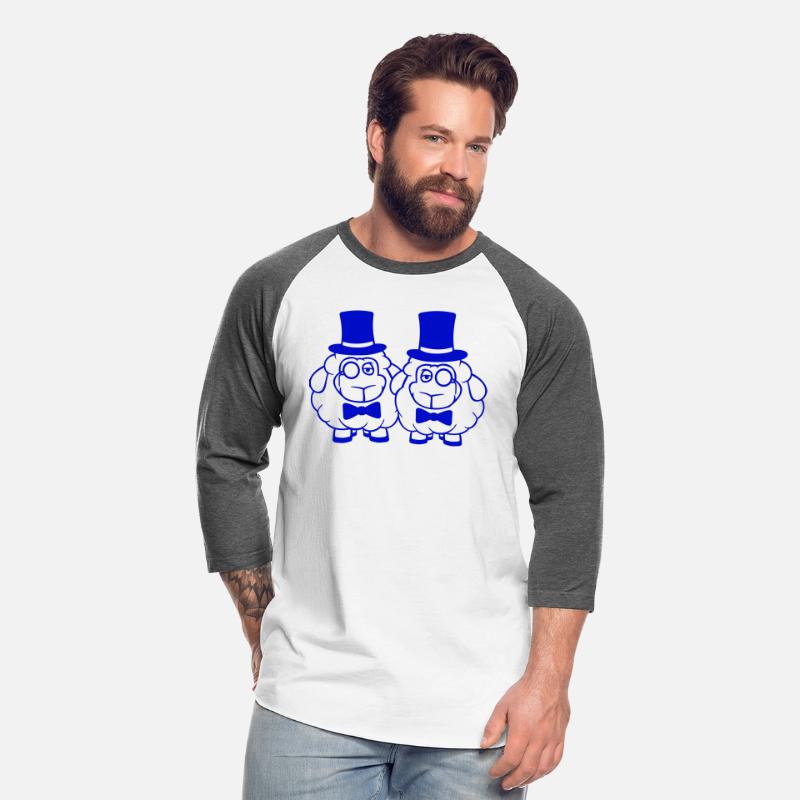 2 Sheep Men Gentlemen Top Hat Monocle Sir Two Mr.