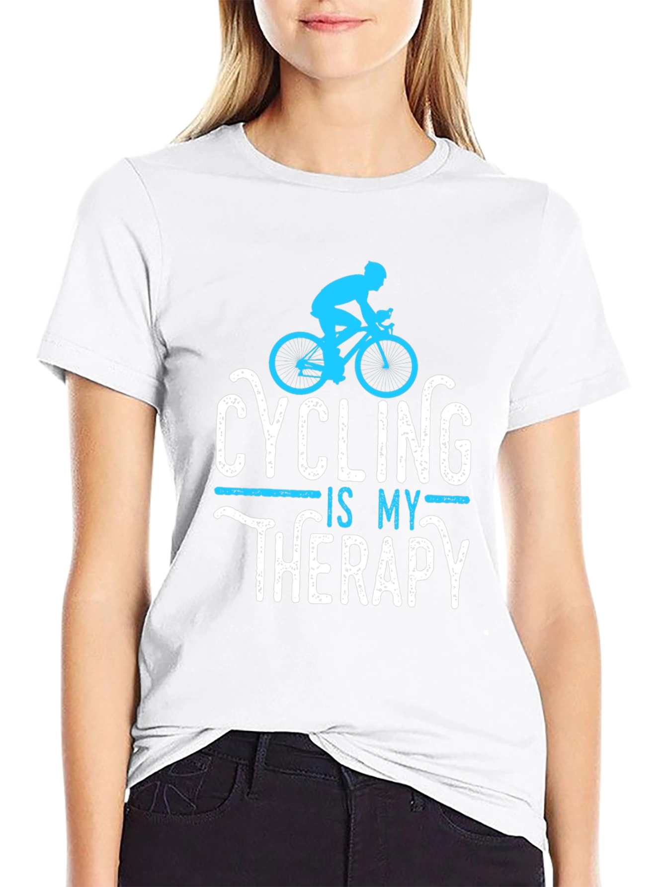 Cycling Is My Therapy T-Shirt