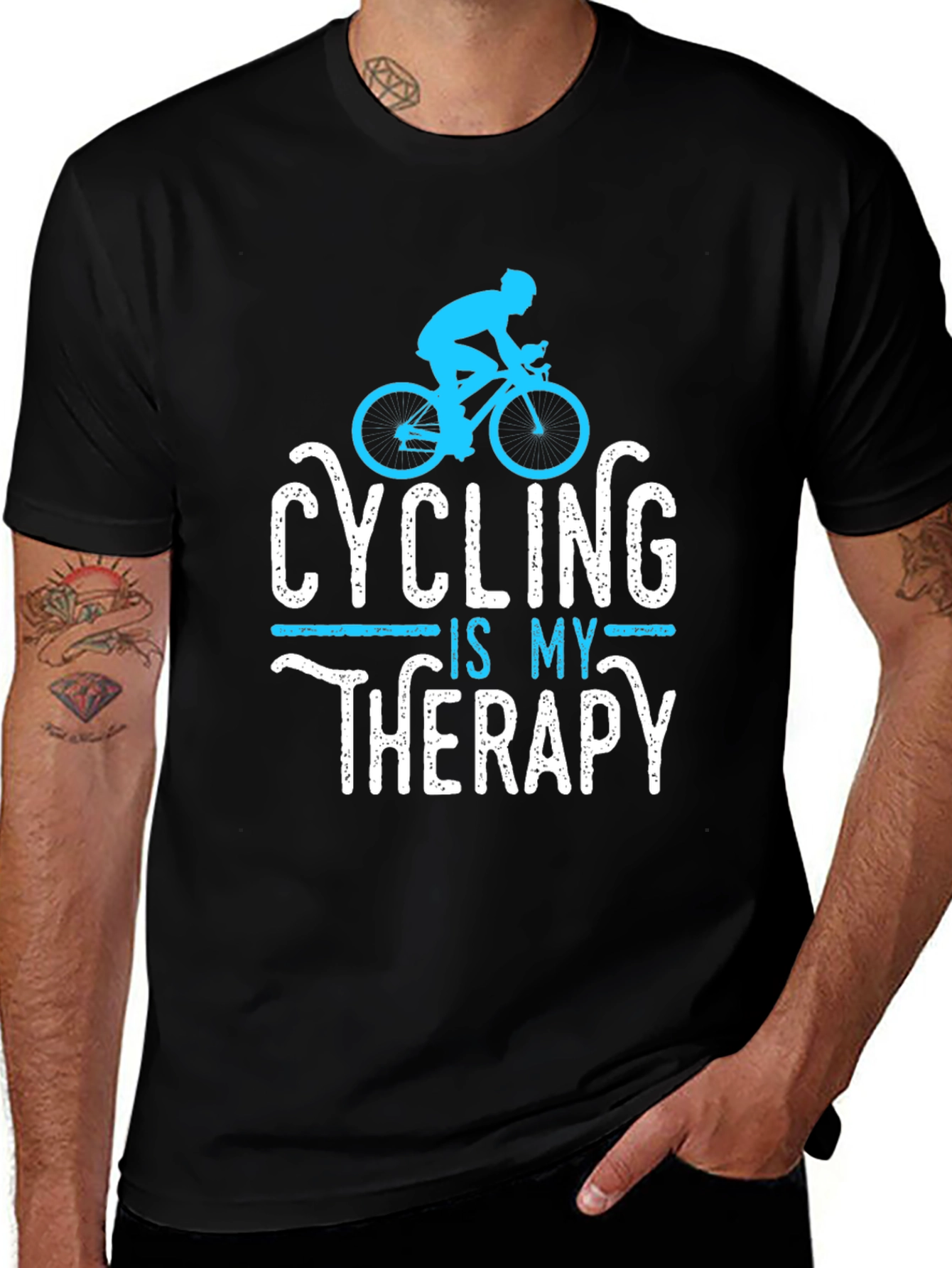 Cycling Is My Therapy T-Shirt
