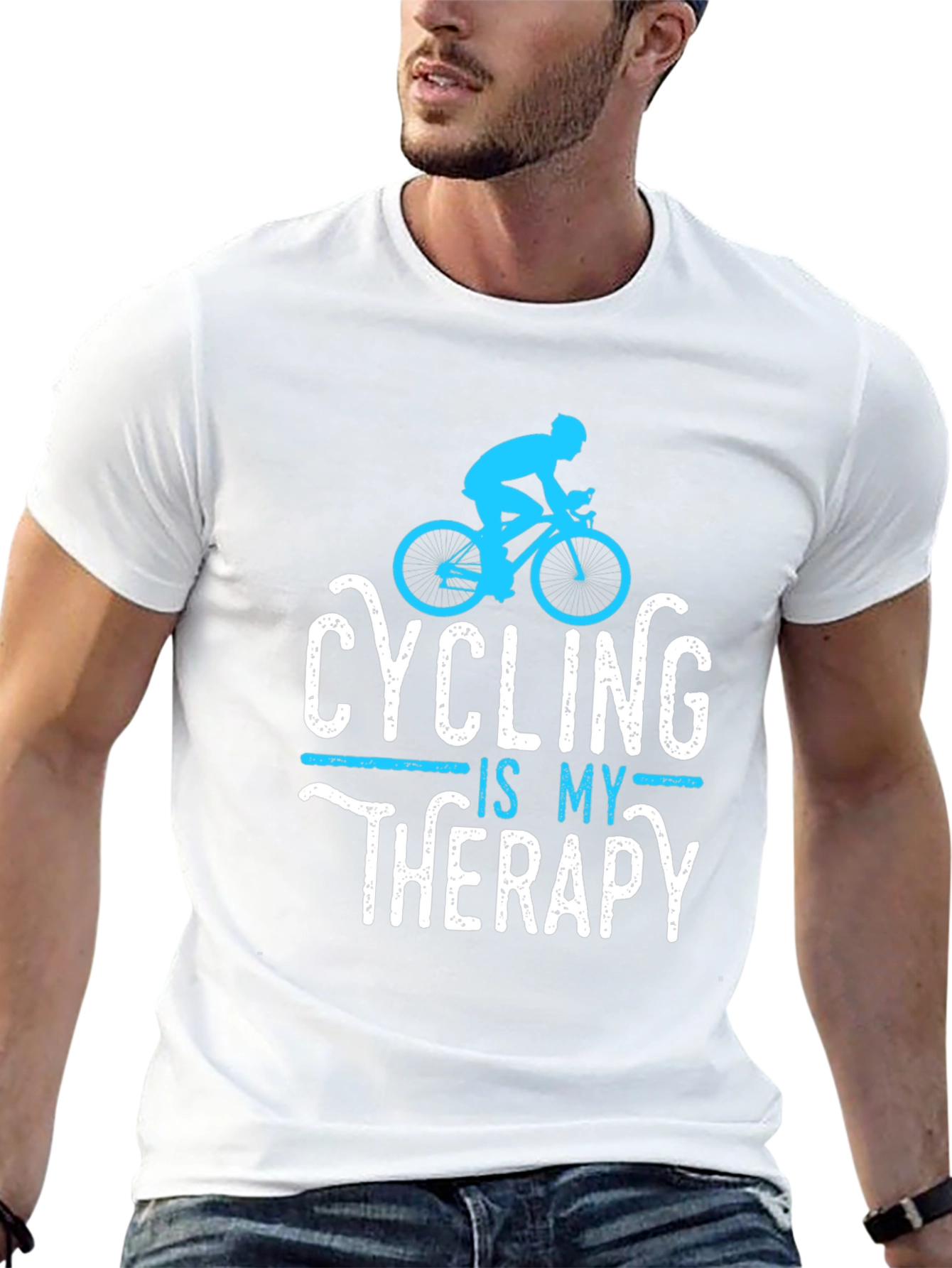 Cycling Is My Therapy T-Shirt