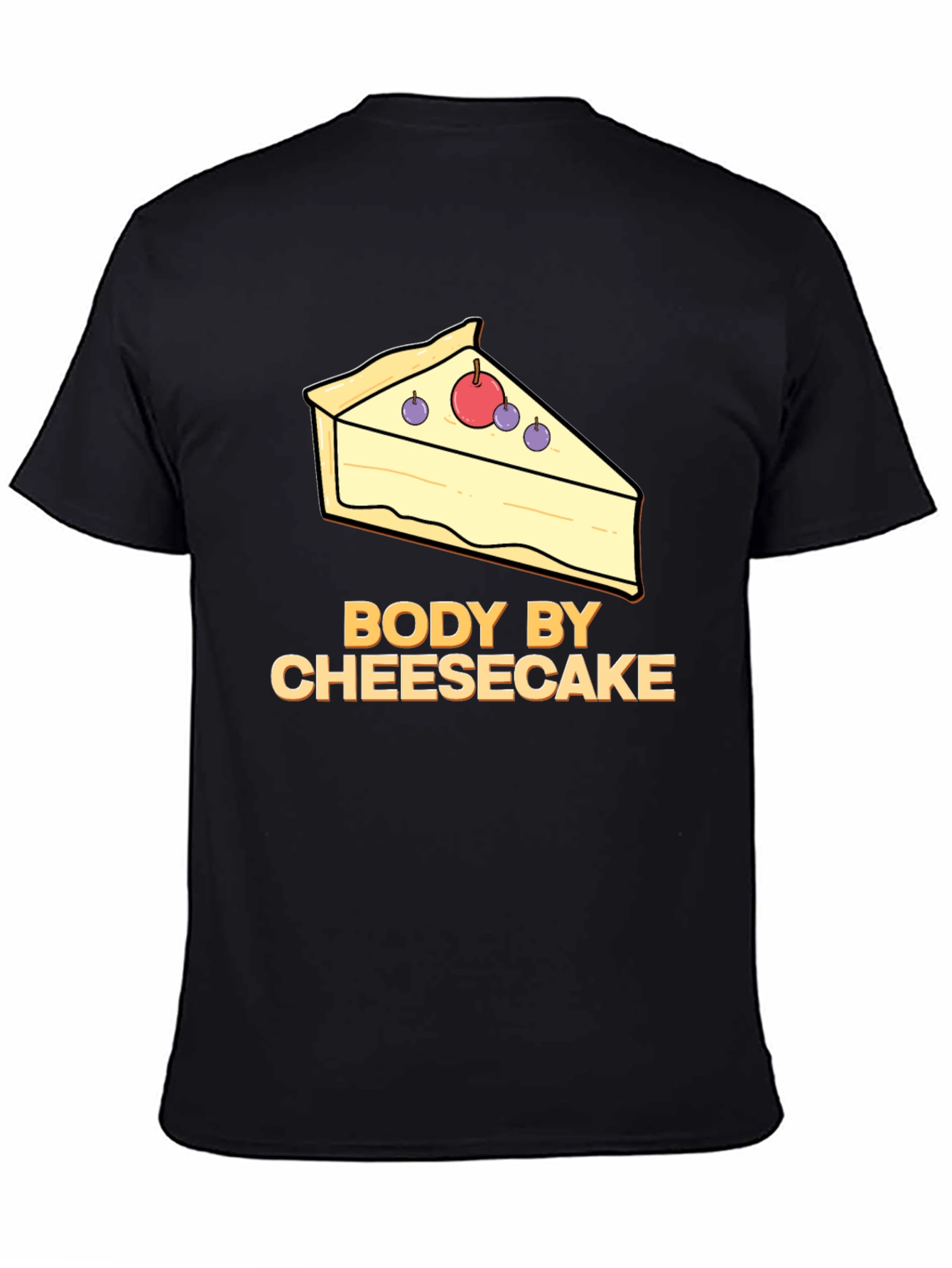 Body by Cheesecake T-Shirt - Funny Foodie Tee