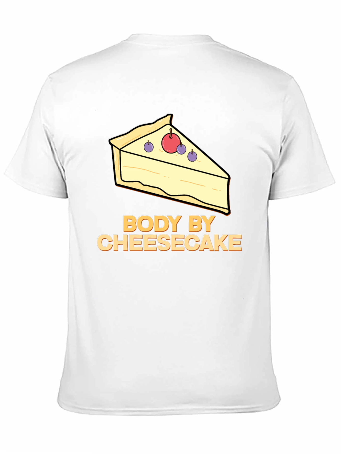 Body by Cheesecake T-Shirt - Funny Foodie Tee