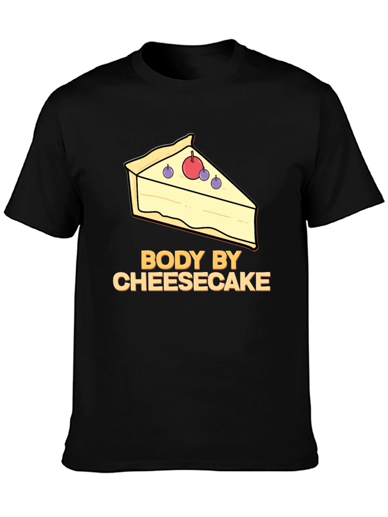 Body by Cheesecake T-Shirt - Funny Foodie Tee