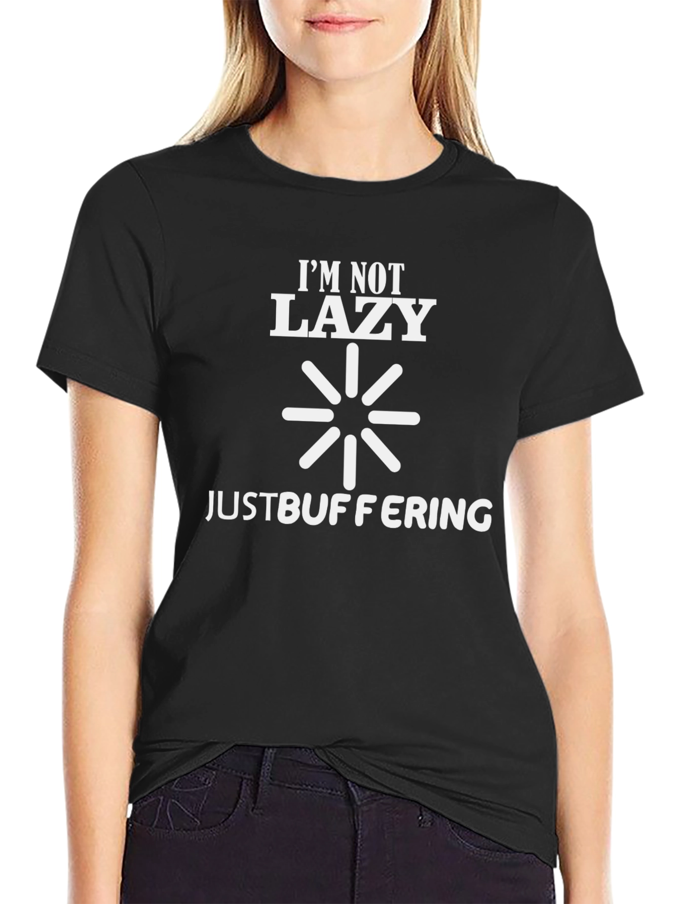 Im Not Lazy Just Buffering Mens T-Shirt