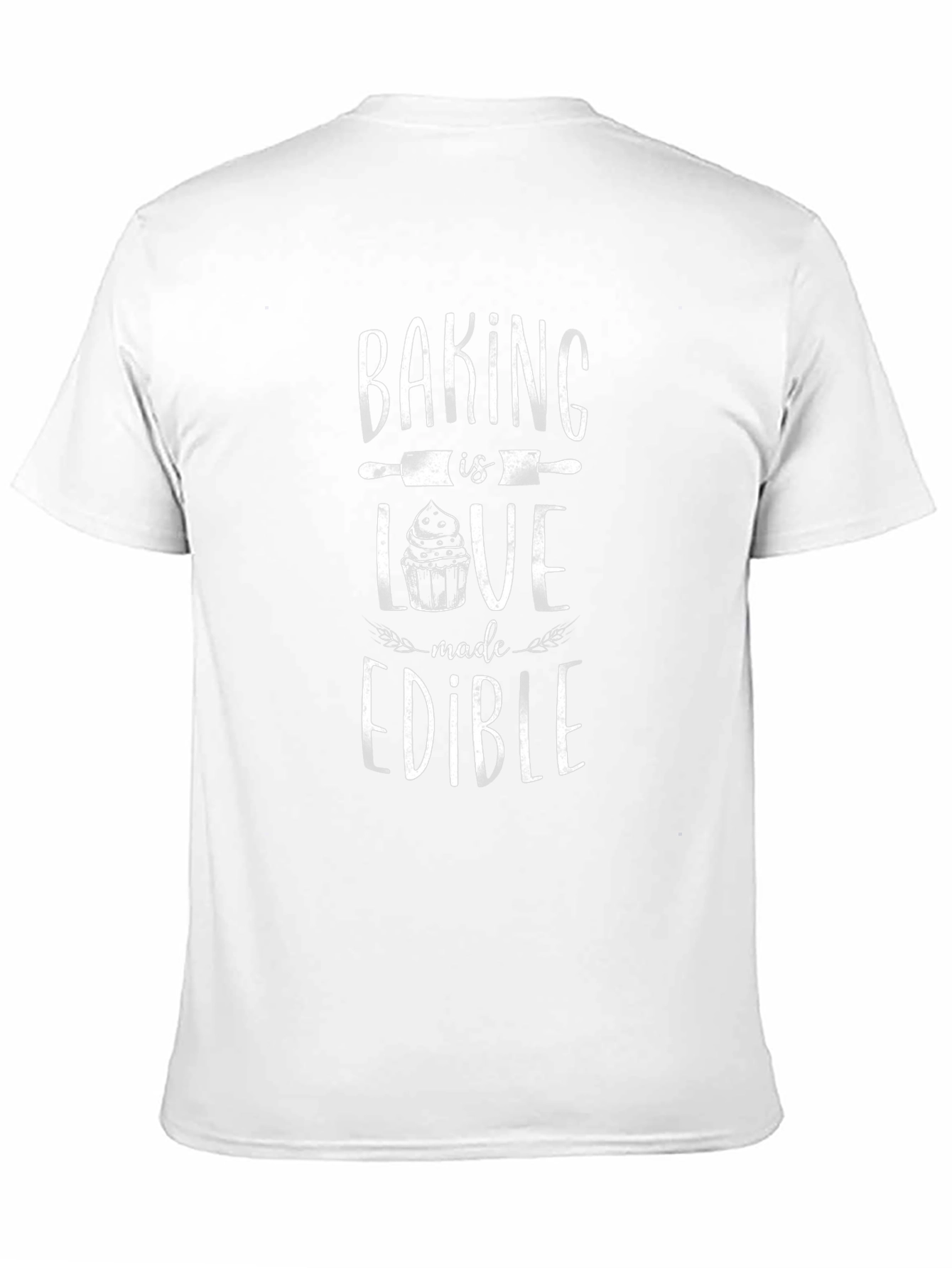 Baking is Love Made Edible Black Graphic Tee