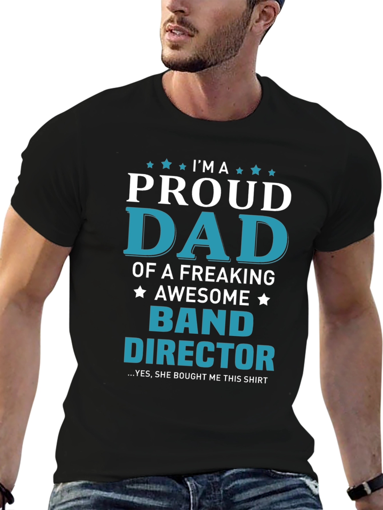 Proud Dad Band Director Graphic Tee