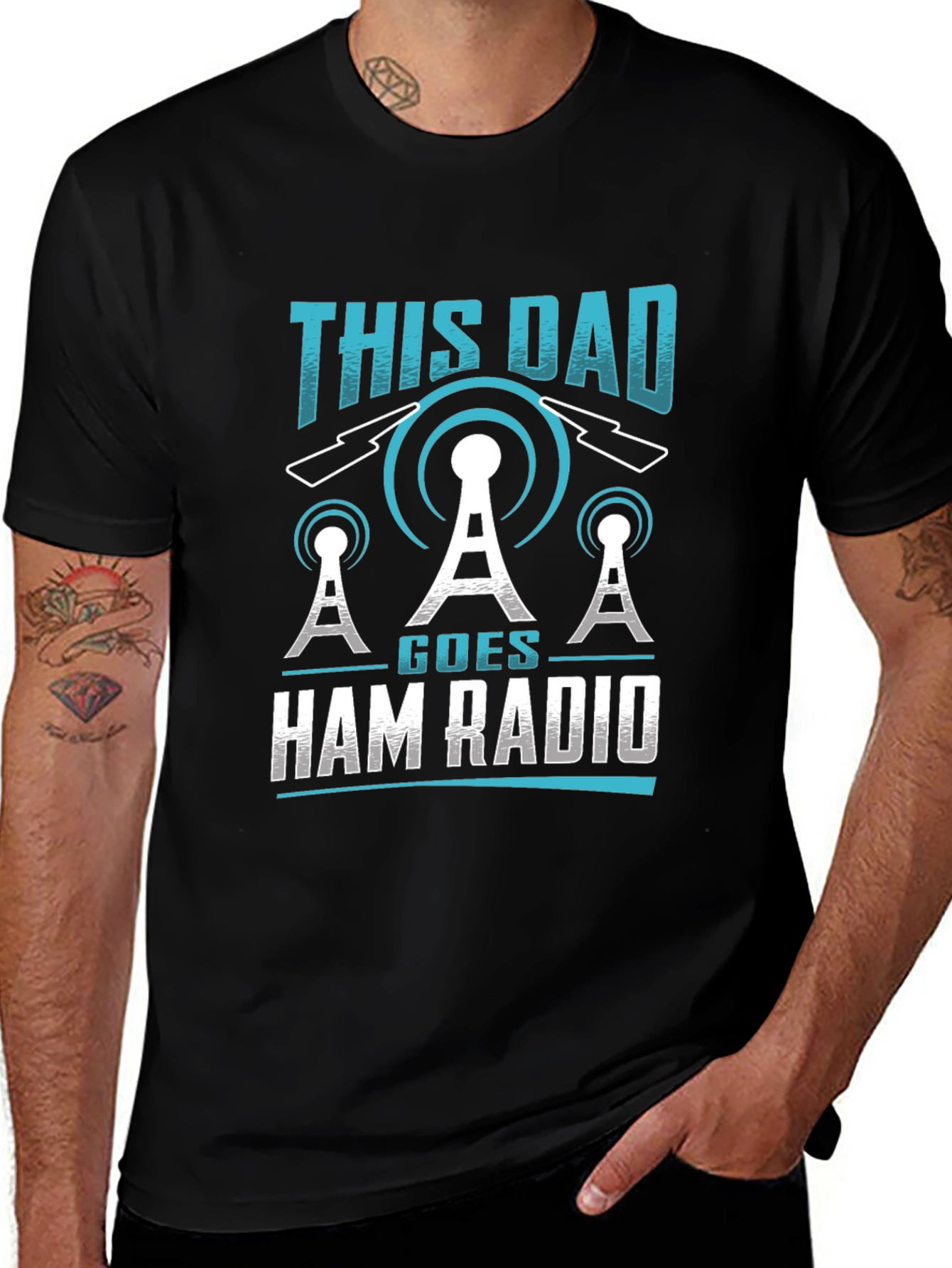 This Dad Goes Ham Radio T-Shirt