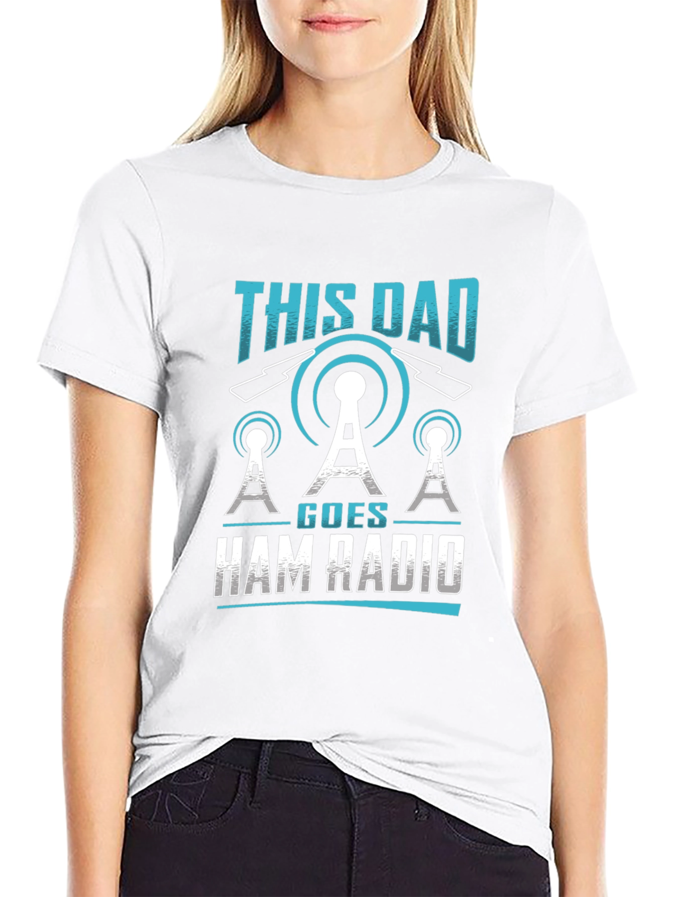 This Dad Goes Ham Radio T-Shirt
