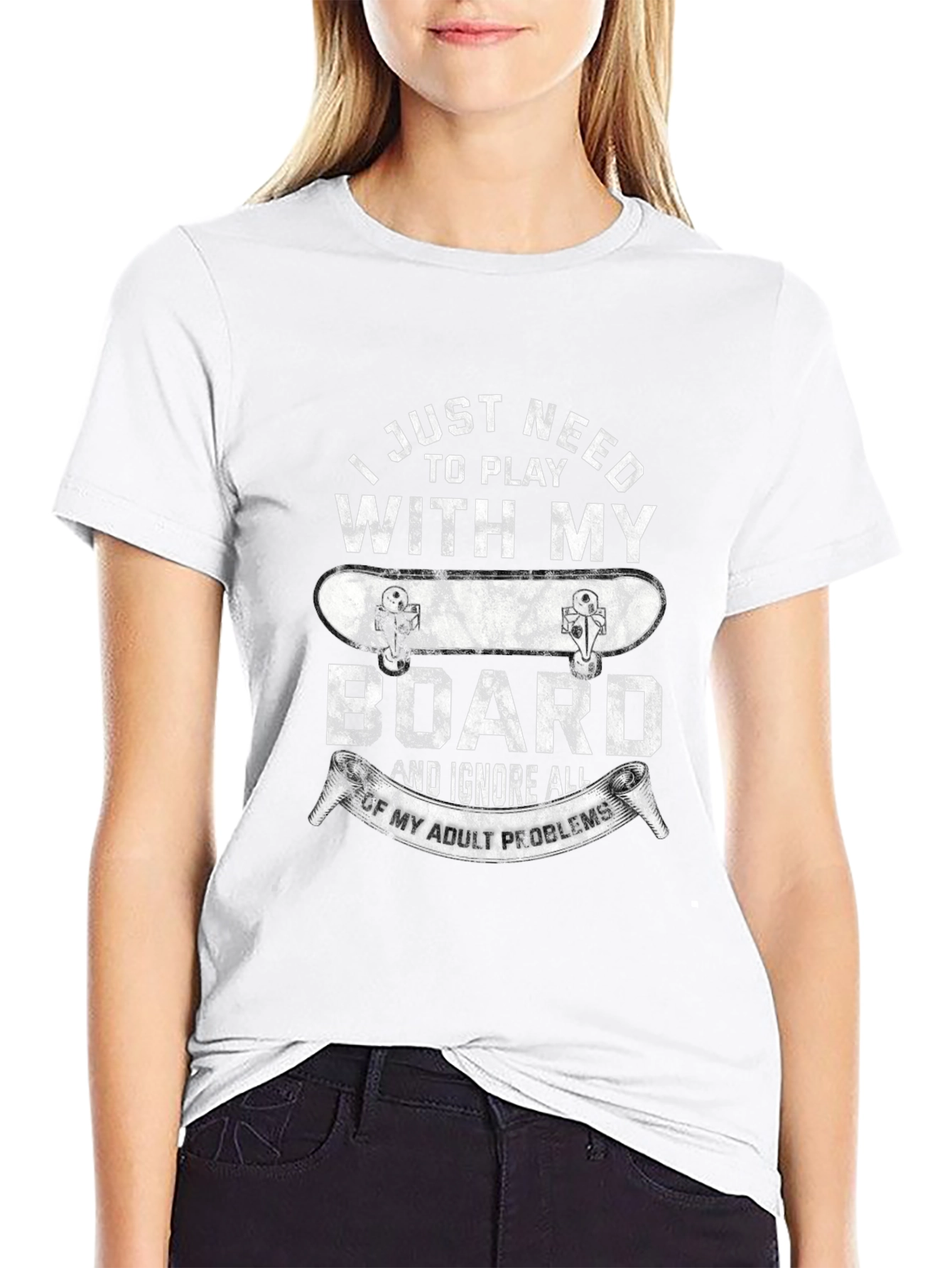 Skateboarder T-Shirt: I Just Need to Play