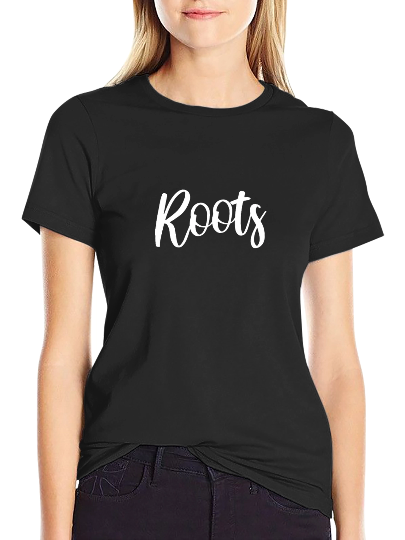 Roots T-Shirt - Classic Black Tee