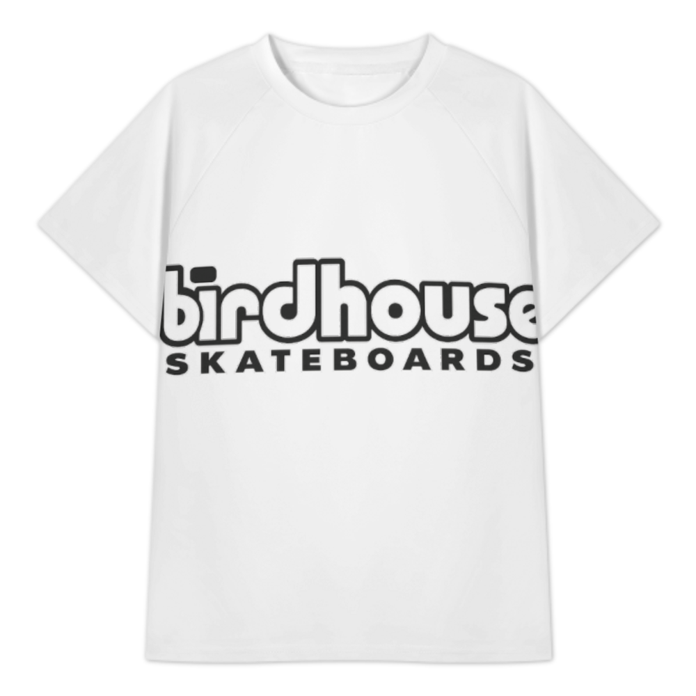 Birdhouse Skateboards Logo Graphic T-Shirt – Retro Skate Style Streetwear Tee(z306)