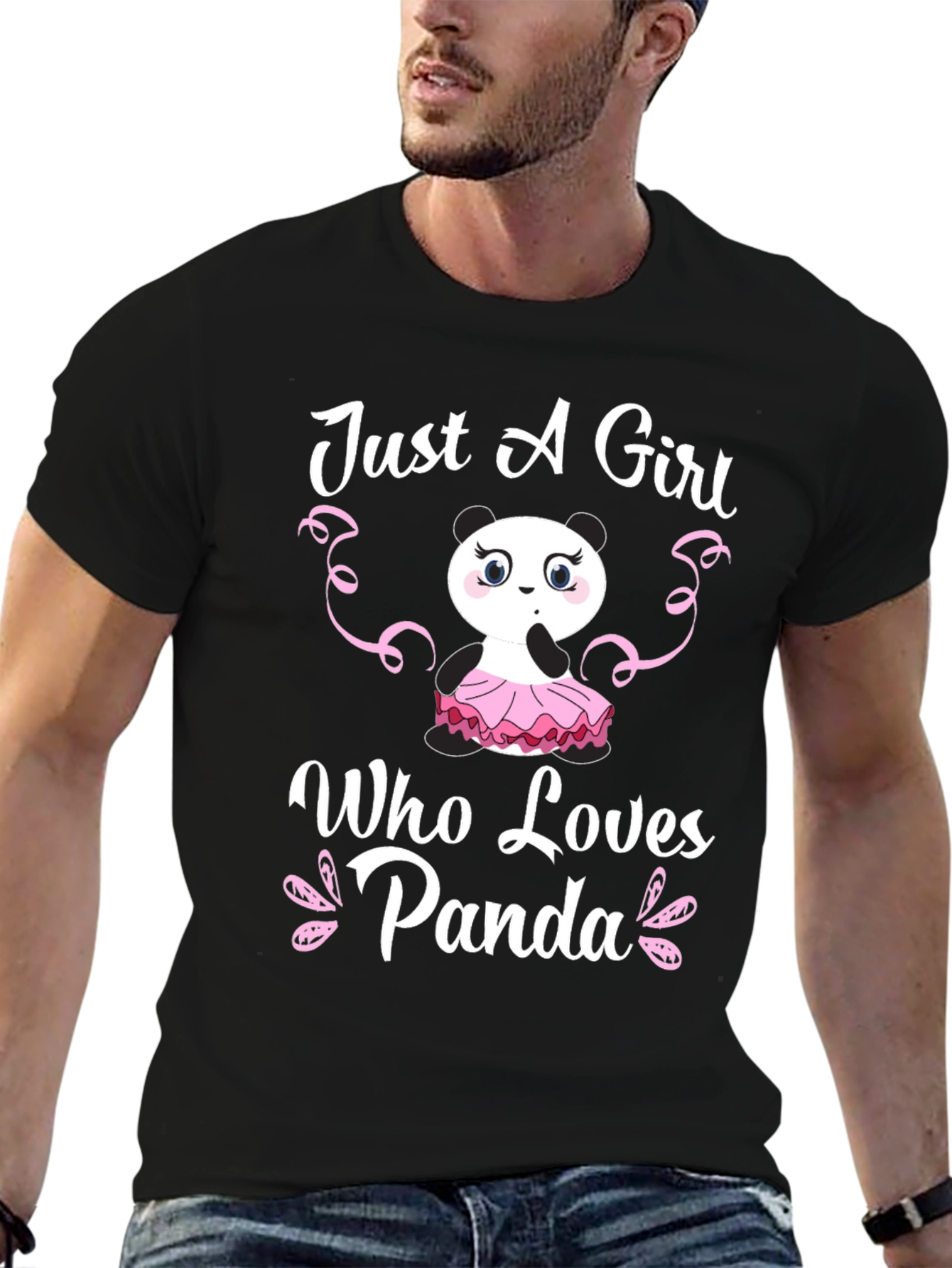 Just a Girl Who Loves Panda T-Shirt