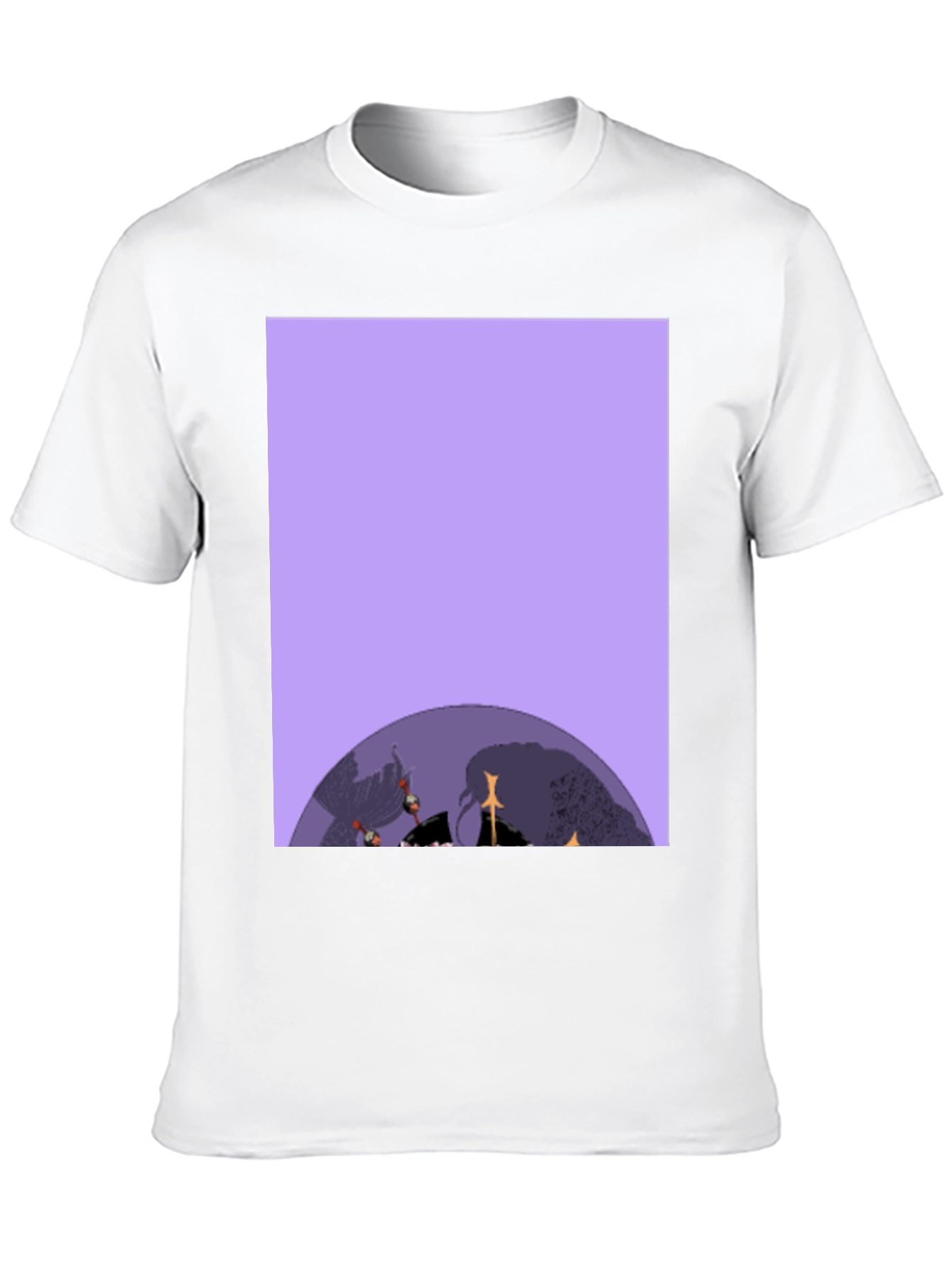 Graphic Print Black T-Shirt