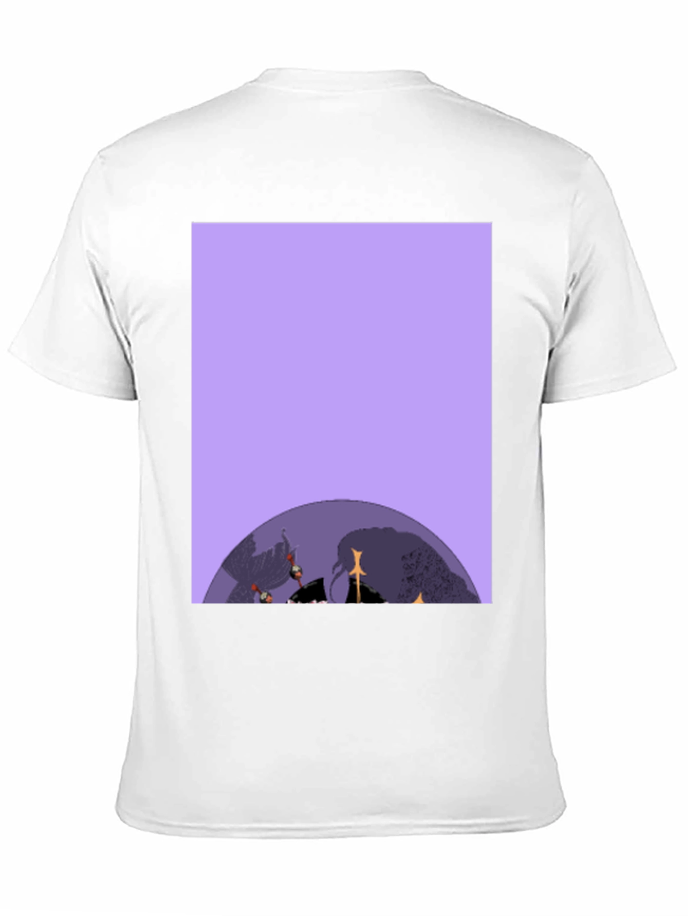 Graphic Print Black T-Shirt