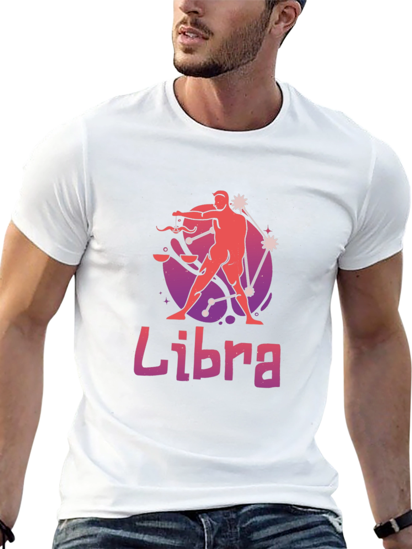 Libra Zodiac T-Shirt - Stylish Black Tee