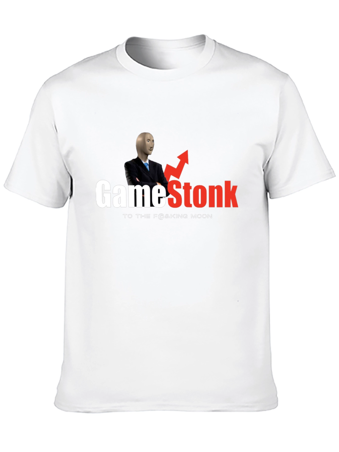 GameStonk Meme Black T-Shirt