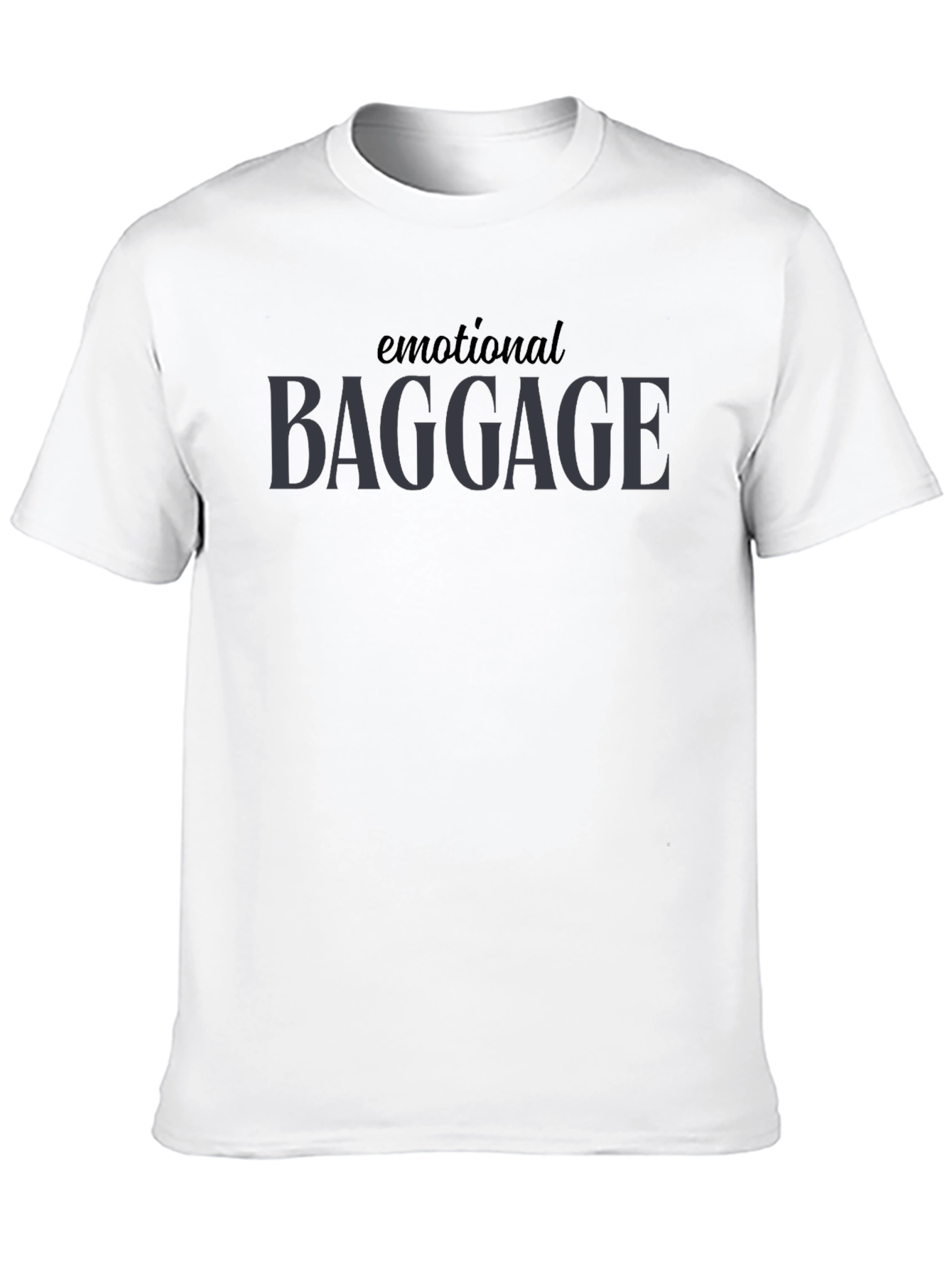 Emotional Baggage Graphic Tee - Unisex Soft Cotton T-Shirt