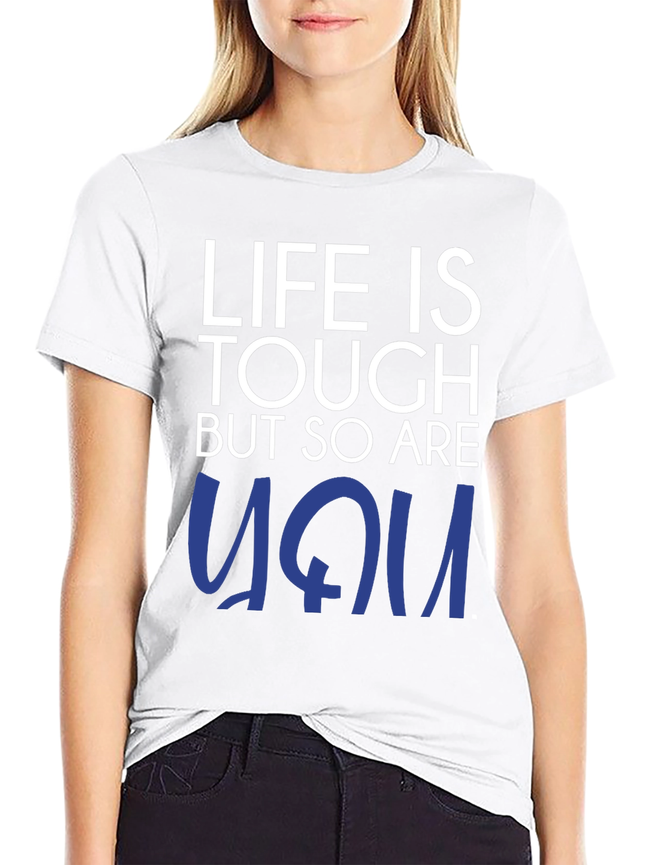 Life is Tough T-Shirt - Black