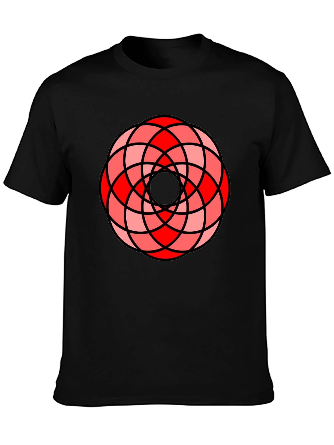 Abstract Circle Pattern Graphic T-Shirt