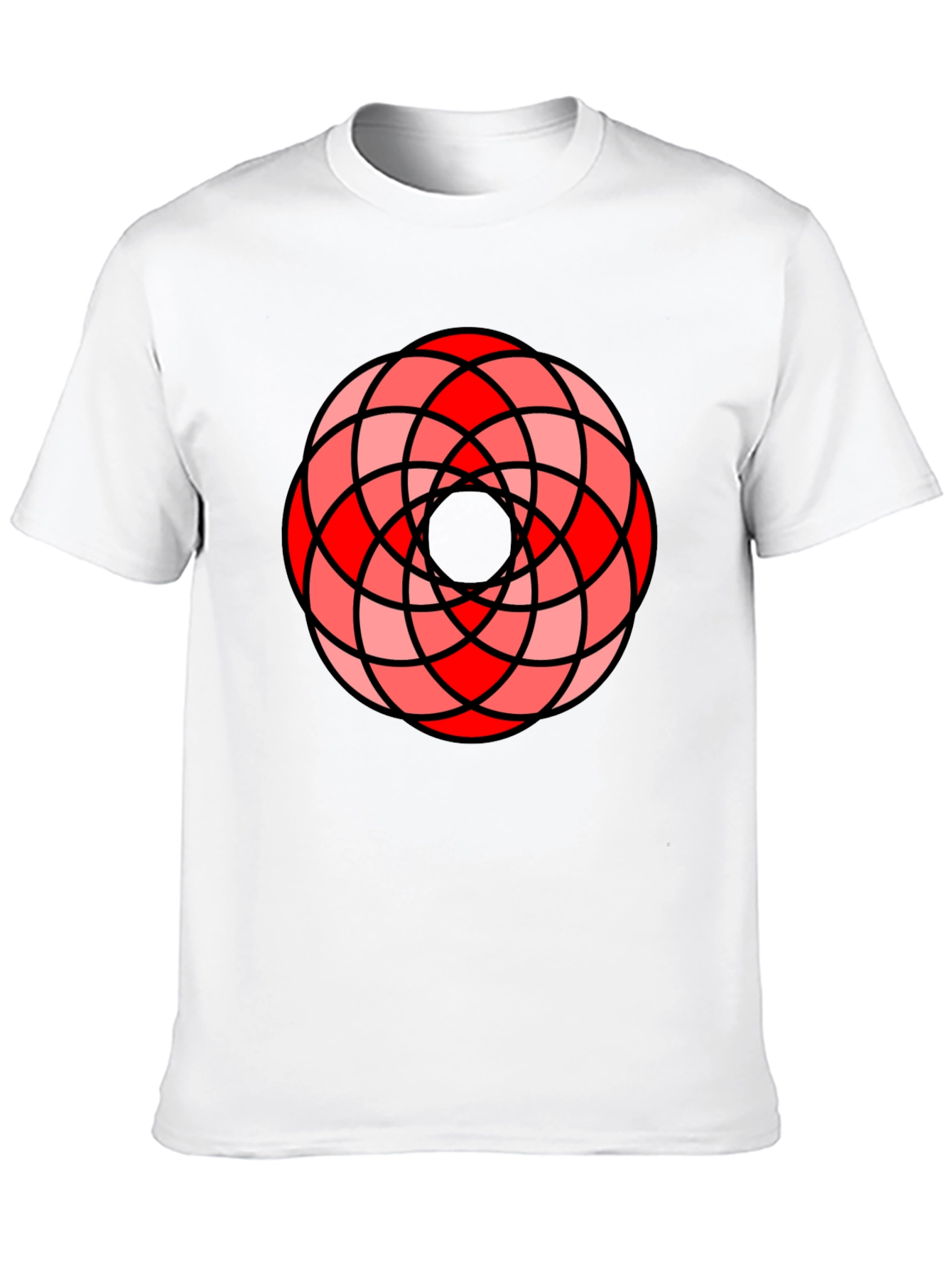 Abstract Circle Pattern Graphic T-Shirt