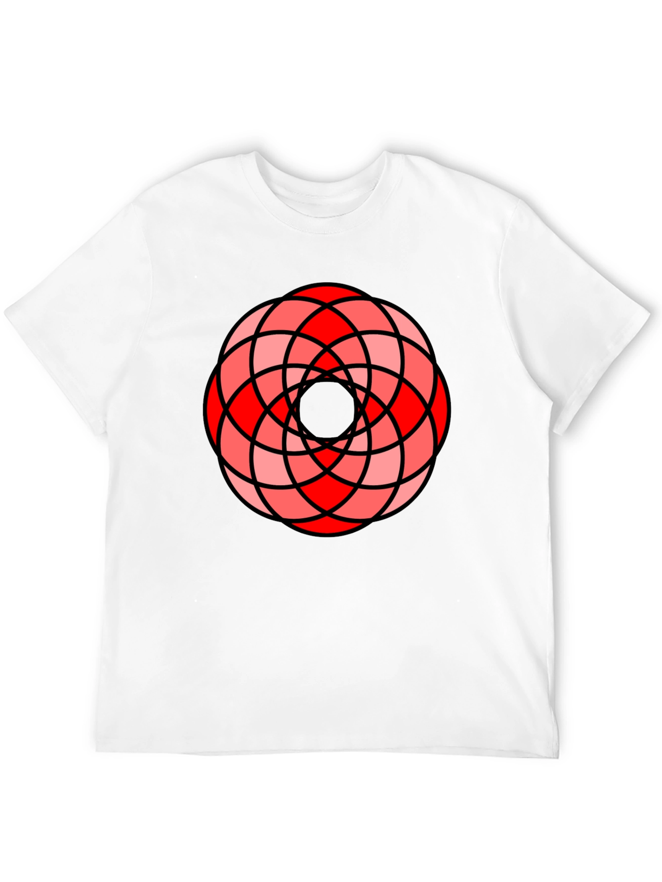Abstract Circle Pattern Graphic T-Shirt