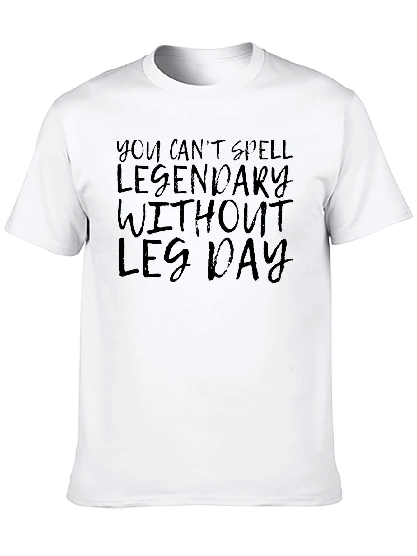 Legendary Leg Day Black Graphic Tee