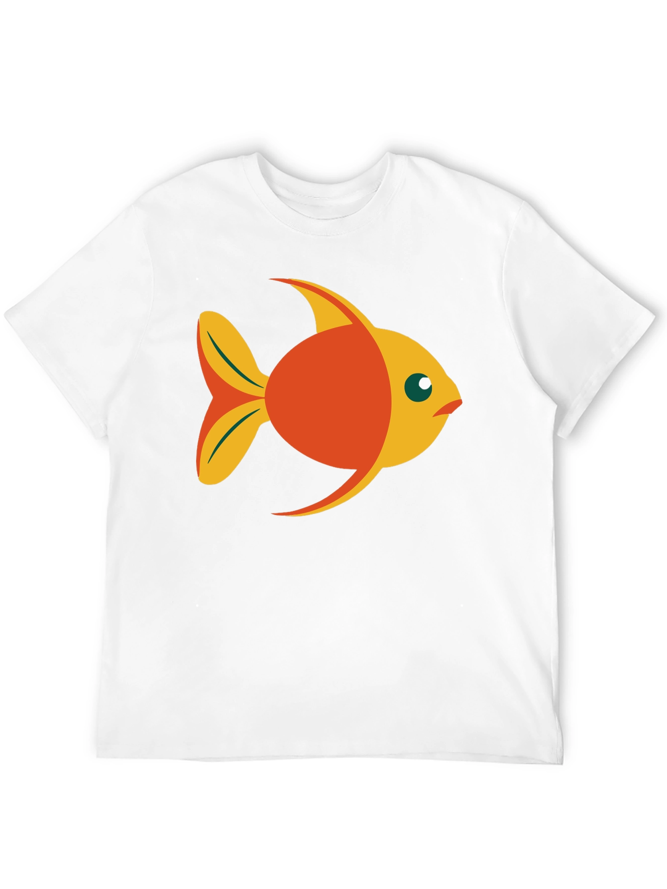 Fish Graphic Black T-Shirt - Fun Casual Wear