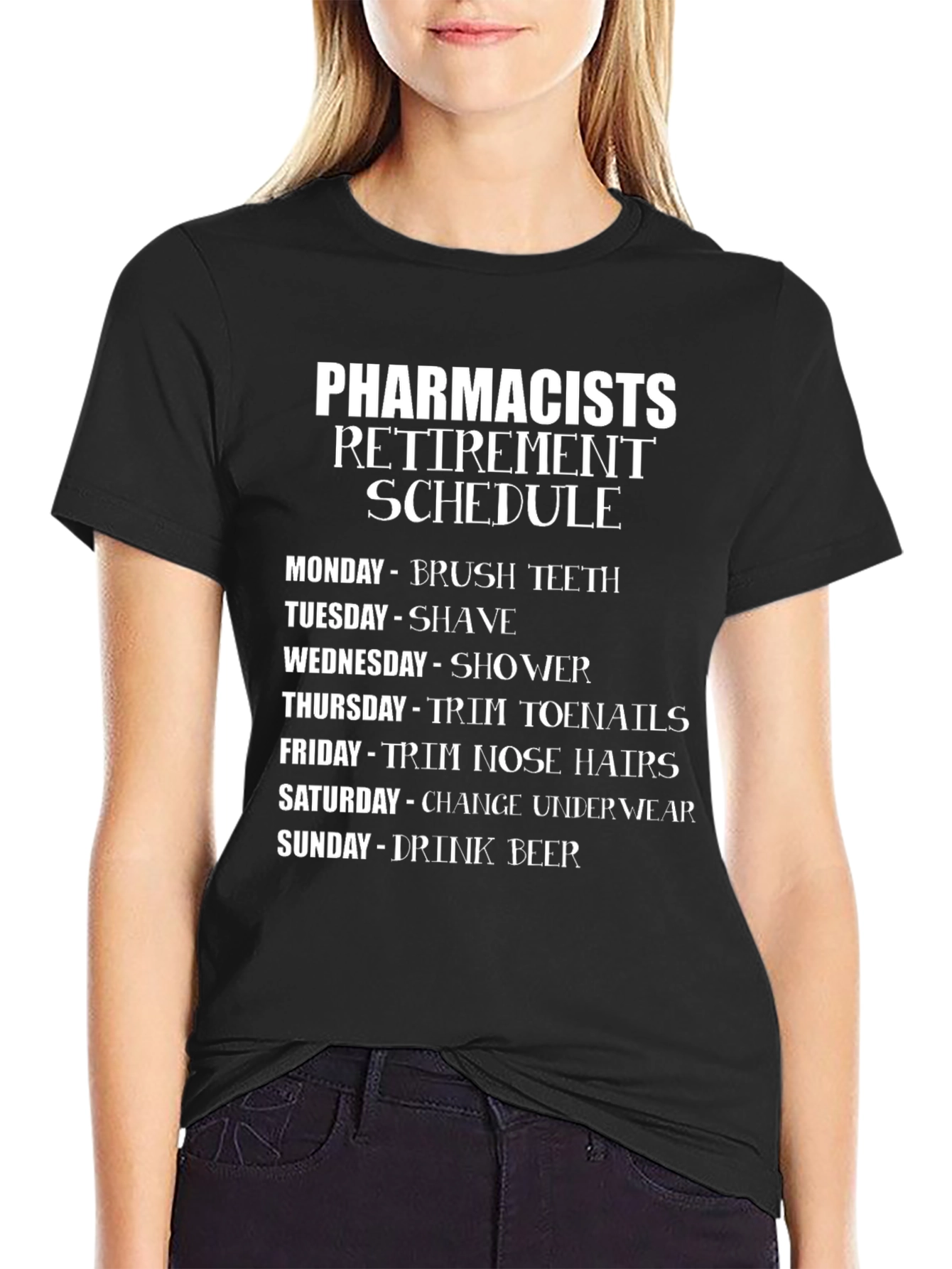 Pharmacist Retirement Schedule T-Shirt