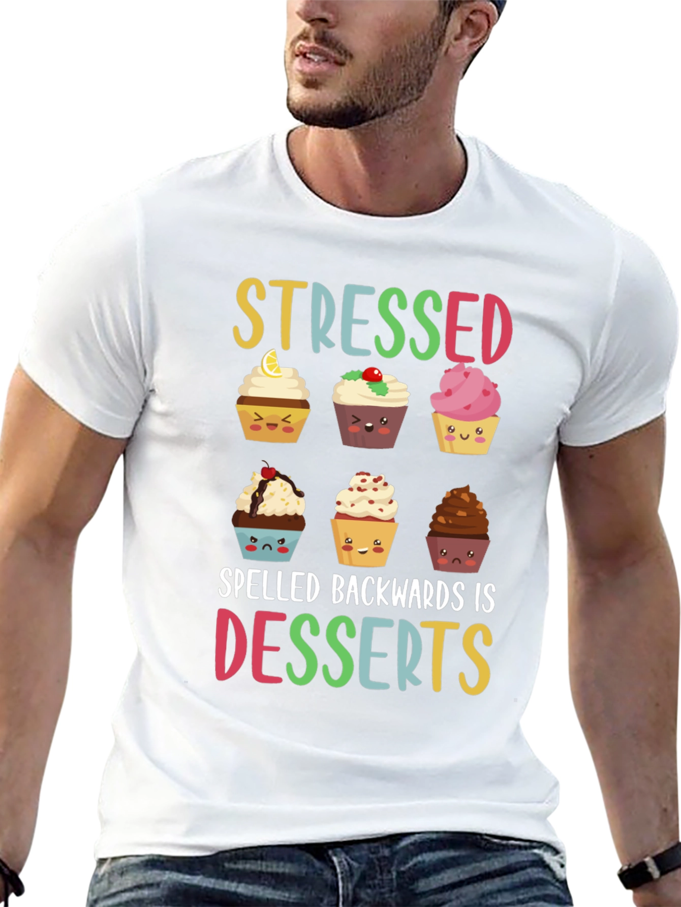Stressed Spelled Backwards Is Desserts T-Shirt
