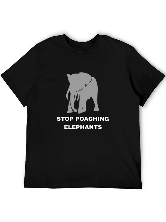 Stop Poaching Elephants Graphic Tee