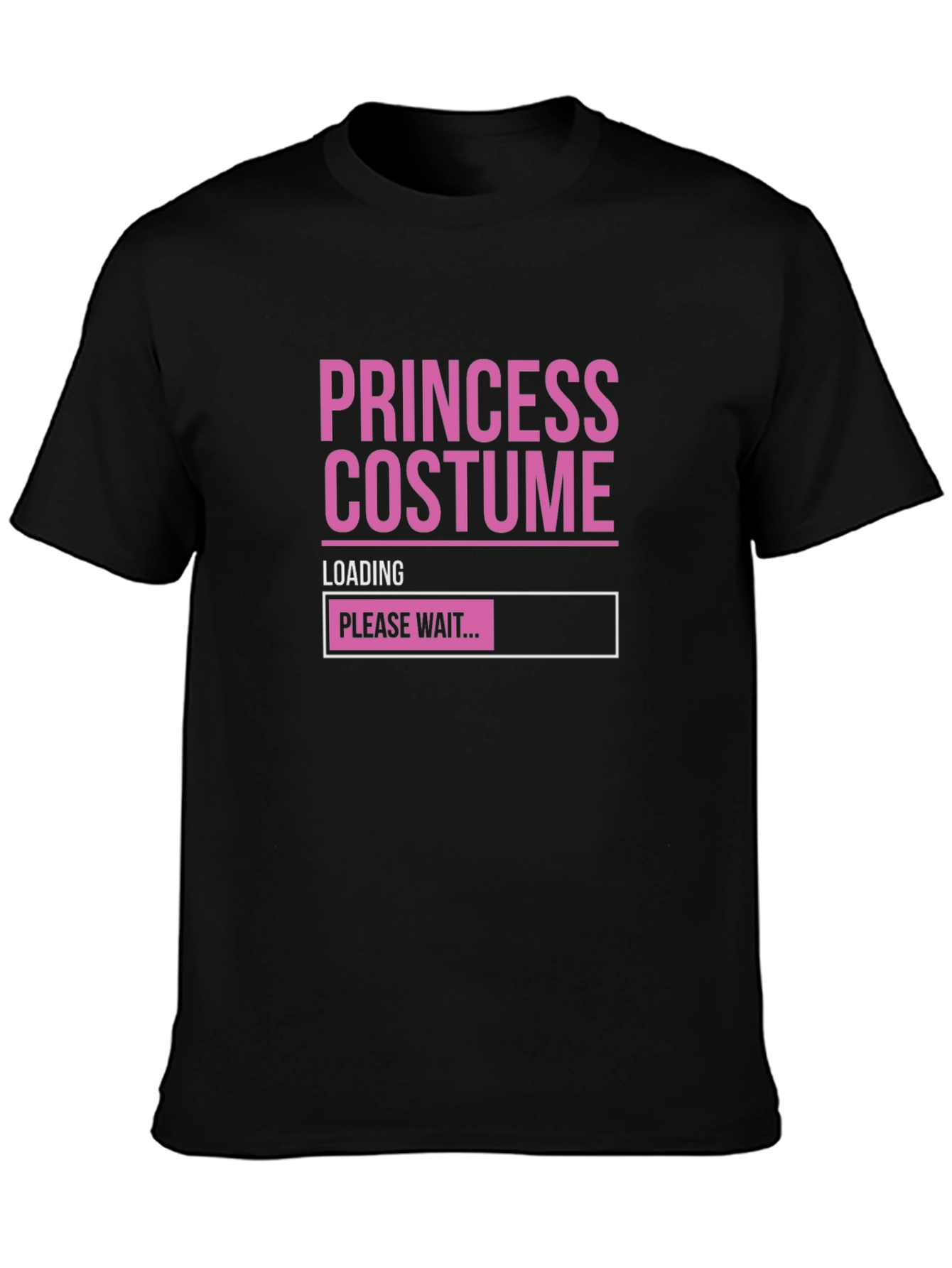 Princess Costume Loading T-Shirt - Funny Halloween Tee