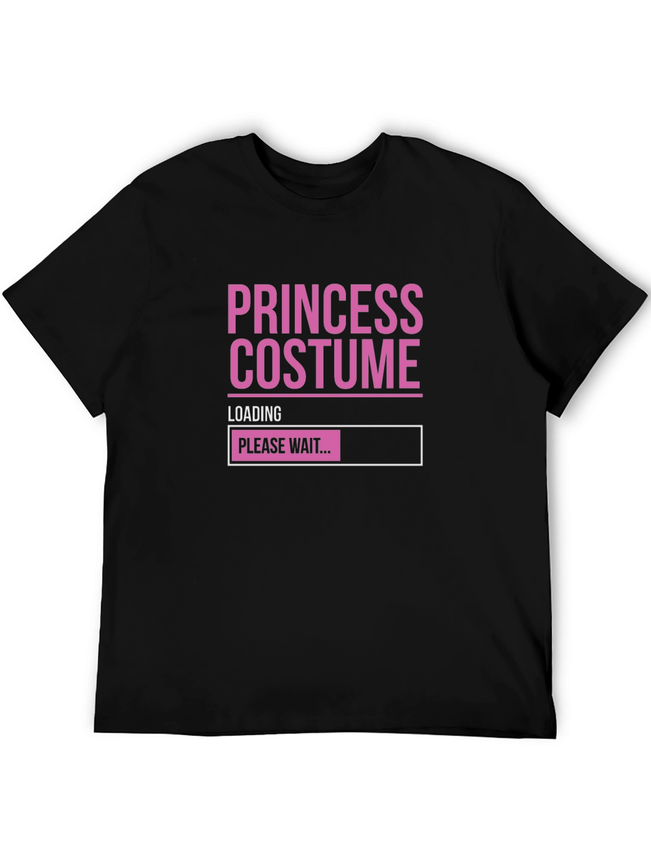 Princess Costume Loading T-Shirt - Funny Halloween Tee