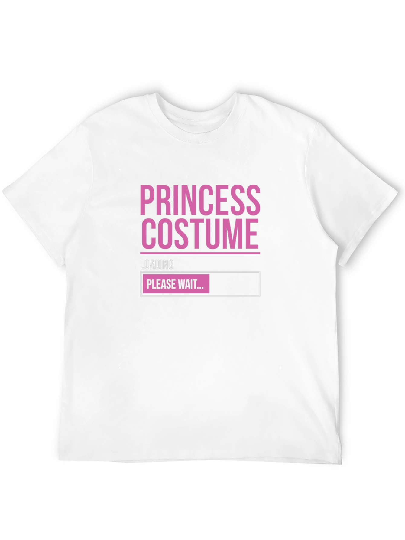 Princess Costume Loading T-Shirt - Funny Halloween Tee