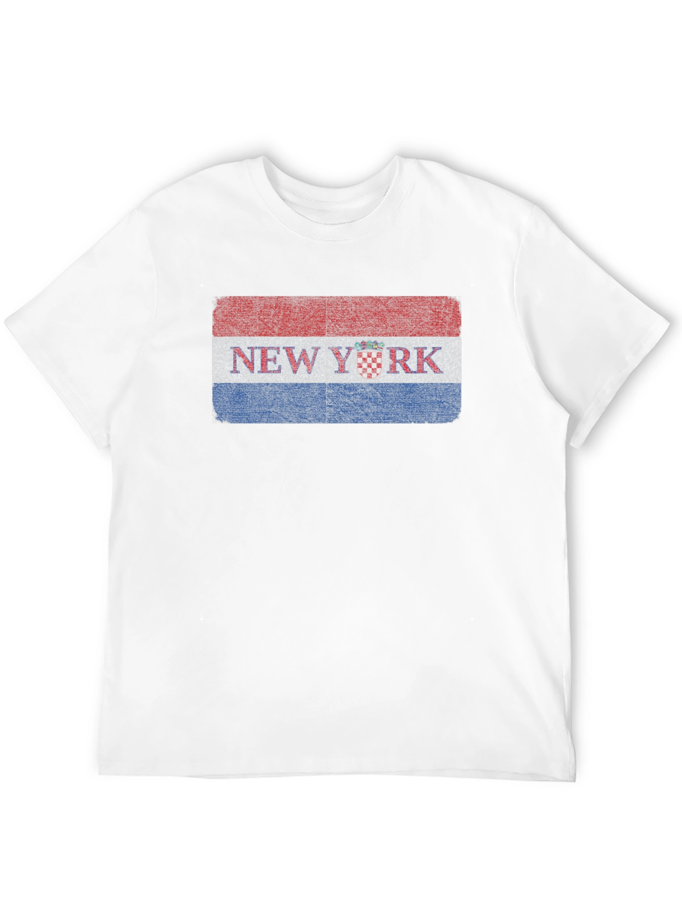 New York Croatian Flag Graphic T-Shirt
