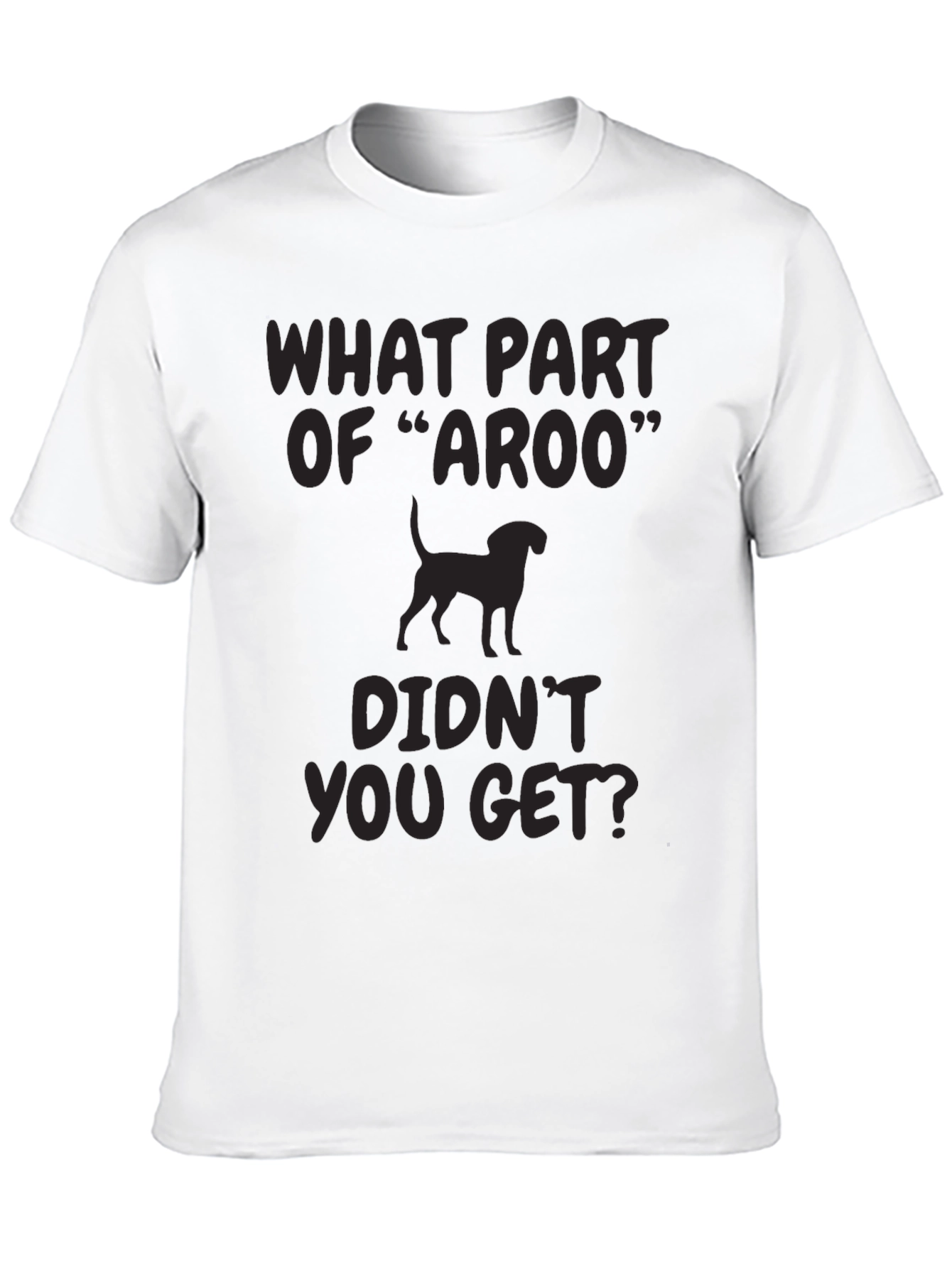 Aroo Dog T-Shirt - Funny Hound Design