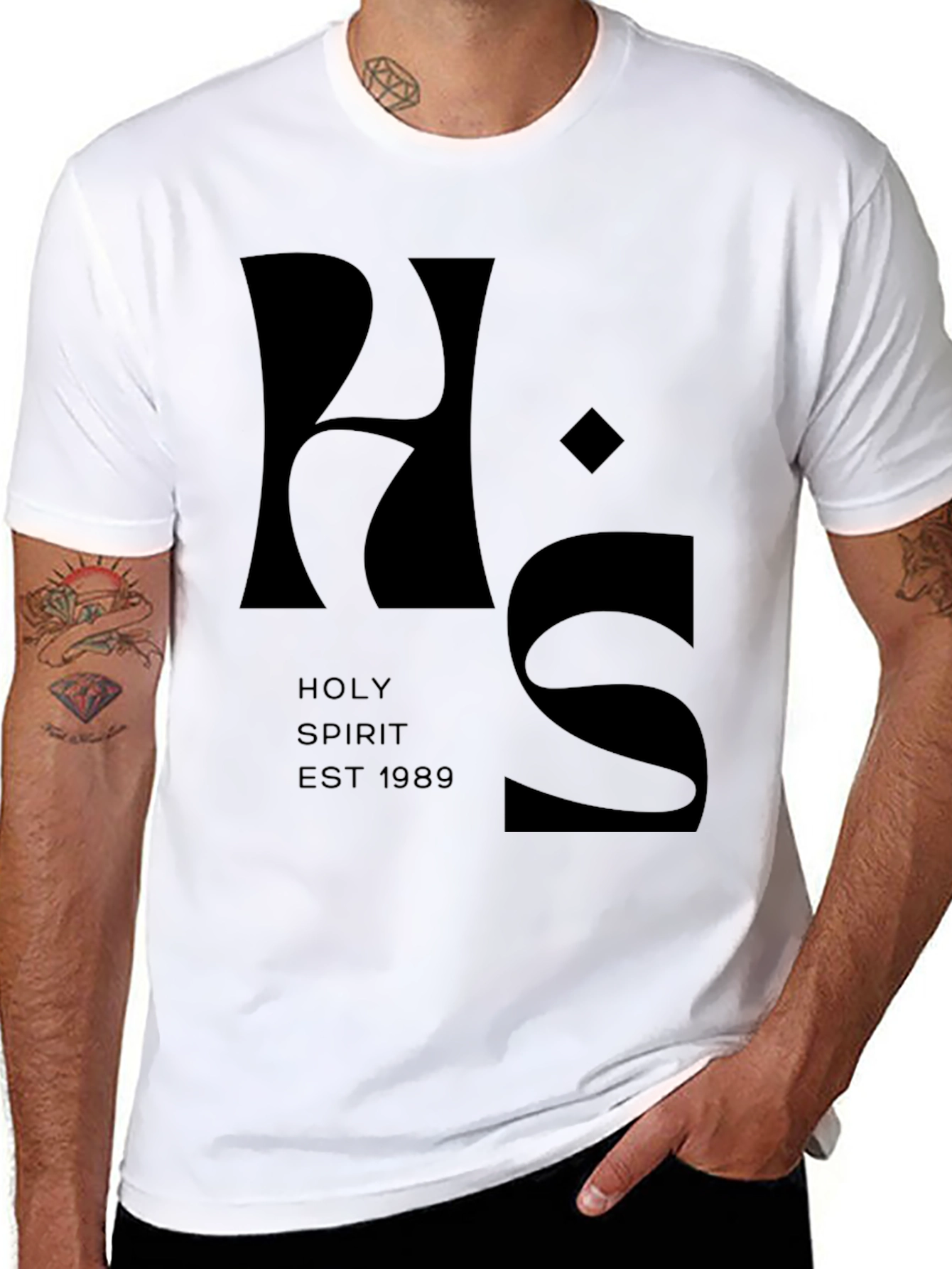 Holy Spirit Est. 1989 Black T-Shirt