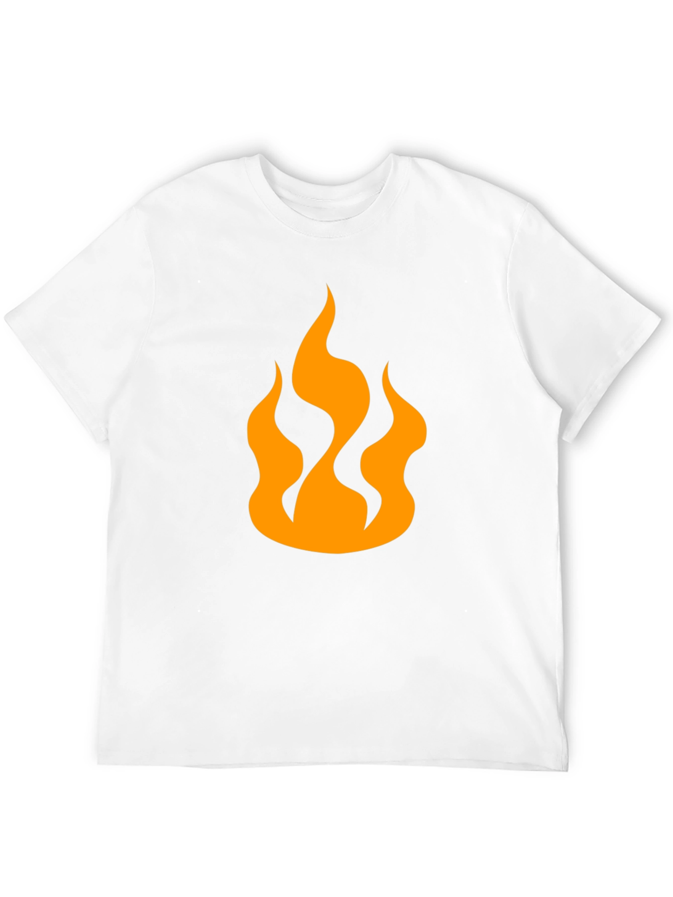 Flame Graphic Black T-Shirt - Bold Casual Style