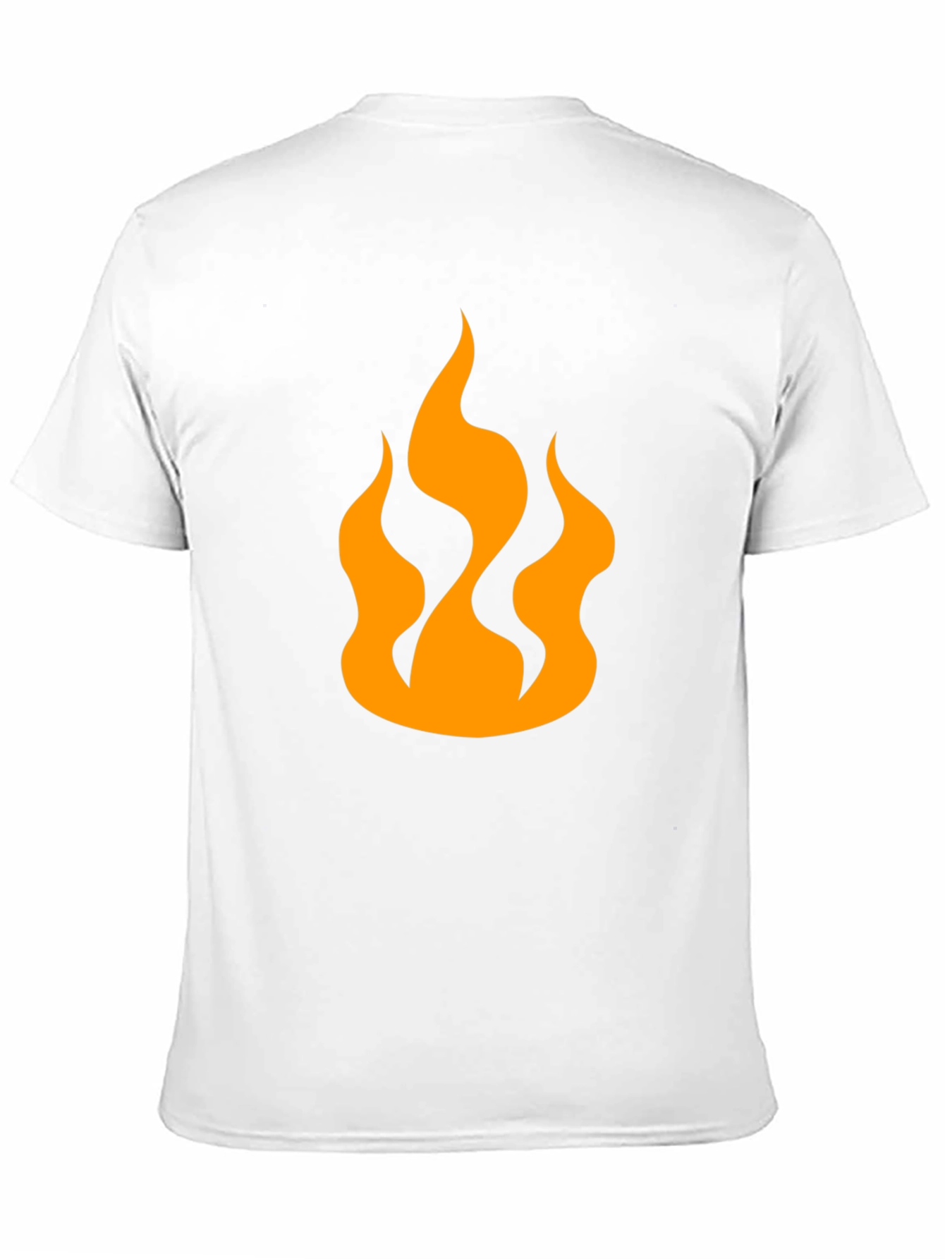 Flame Graphic Black T-Shirt - Bold Casual Style