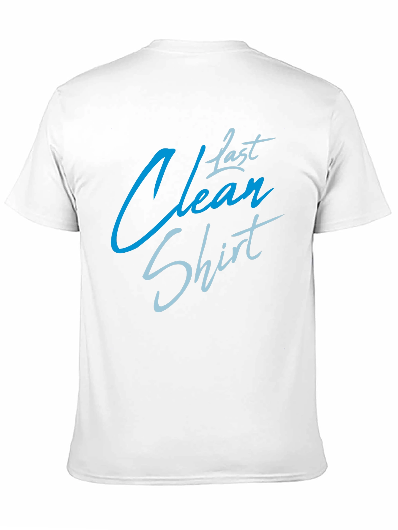 Last Clean Shirt Graphic Tee -  Black Cotton Blend